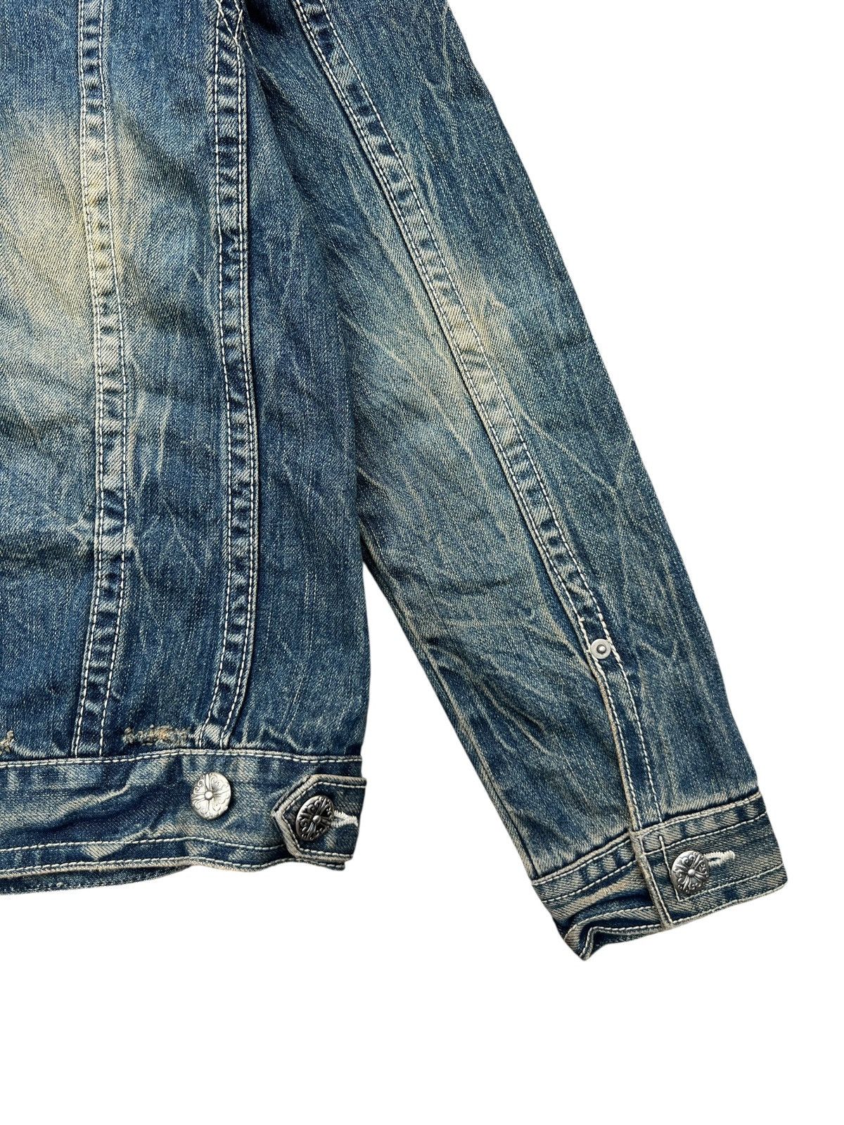 If Six Was Nine XFrm Japan Distressed Mudwash Denim Jacket Size S / US 4 / IT 40 - 6 Thumbnail
