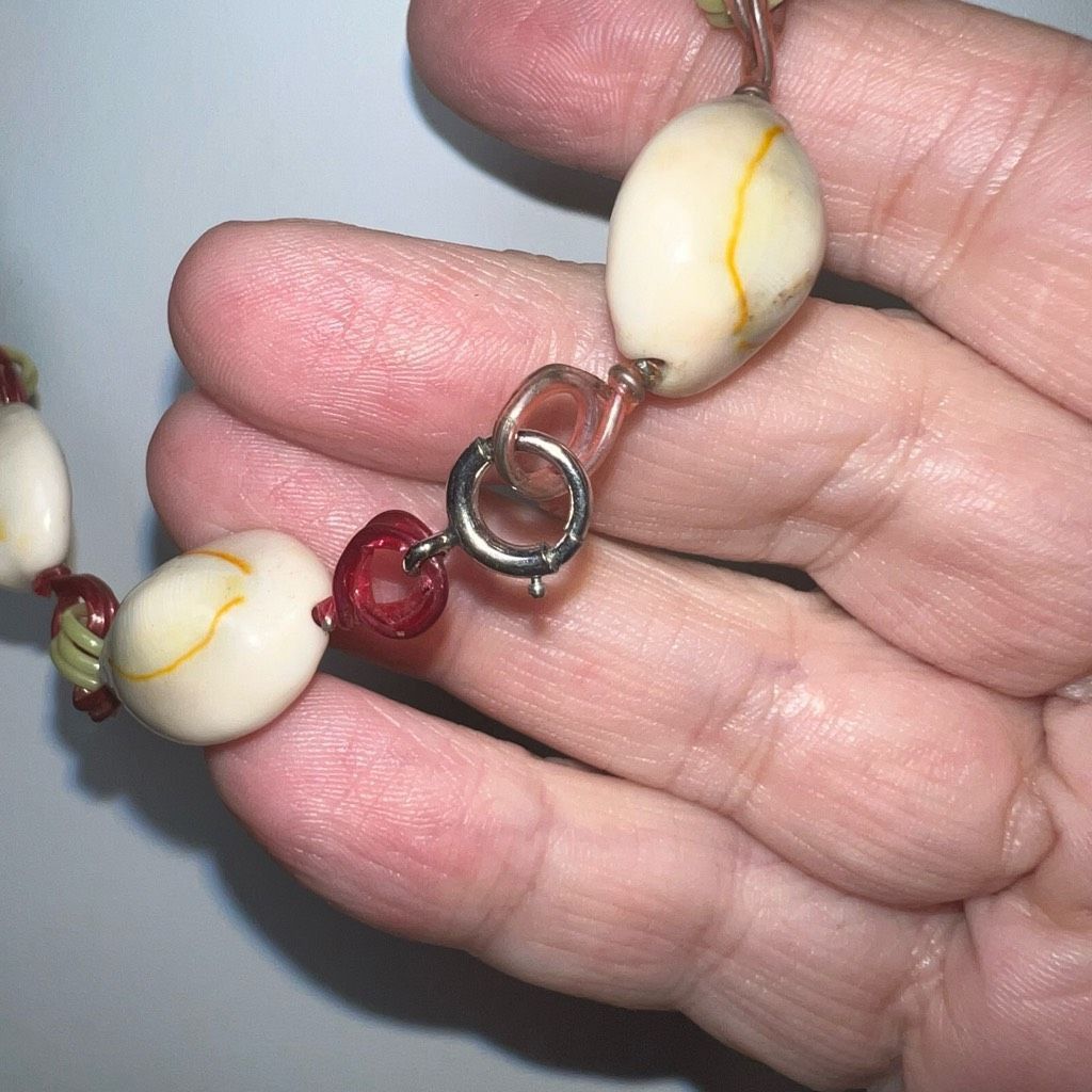 Vintage Vintage Genuine Shell and Plastic Link Necklace Size ONE SIZE - 3 Thumbnail