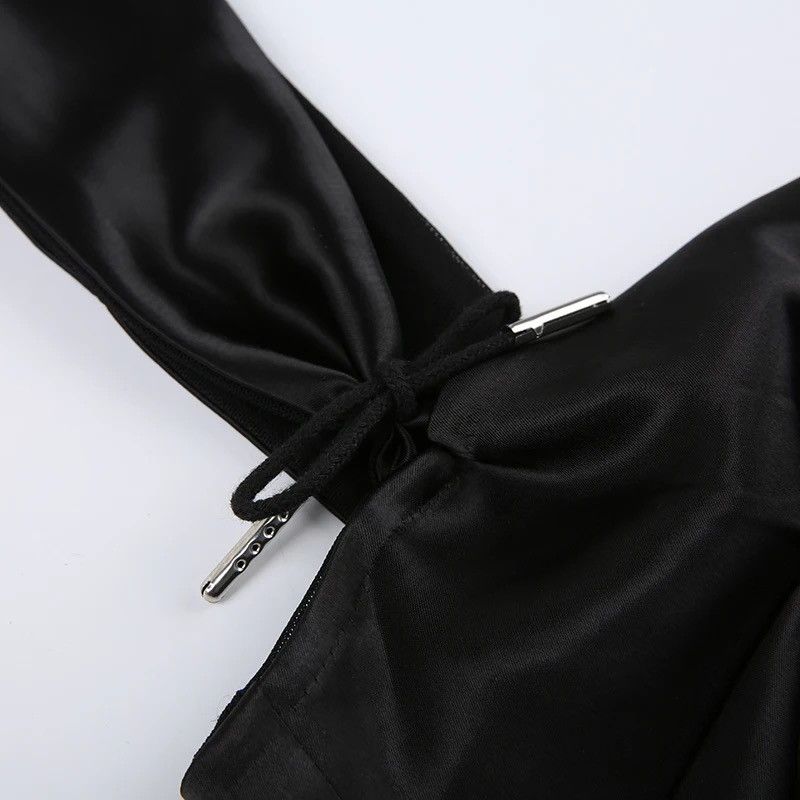 Japanese Brand Sleeveless Black Goth Y2K Mini Dresses Size S / US 4 / IT 40 - 6 Thumbnail