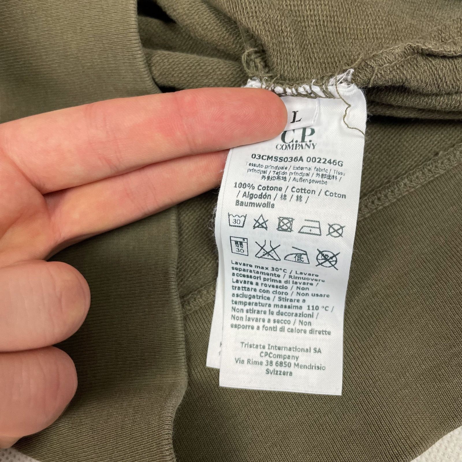 C.P. Company C.P. Company Olive Green Sweatshirt L Size US L / EU 52-54 / 3 - 10 Thumbnail