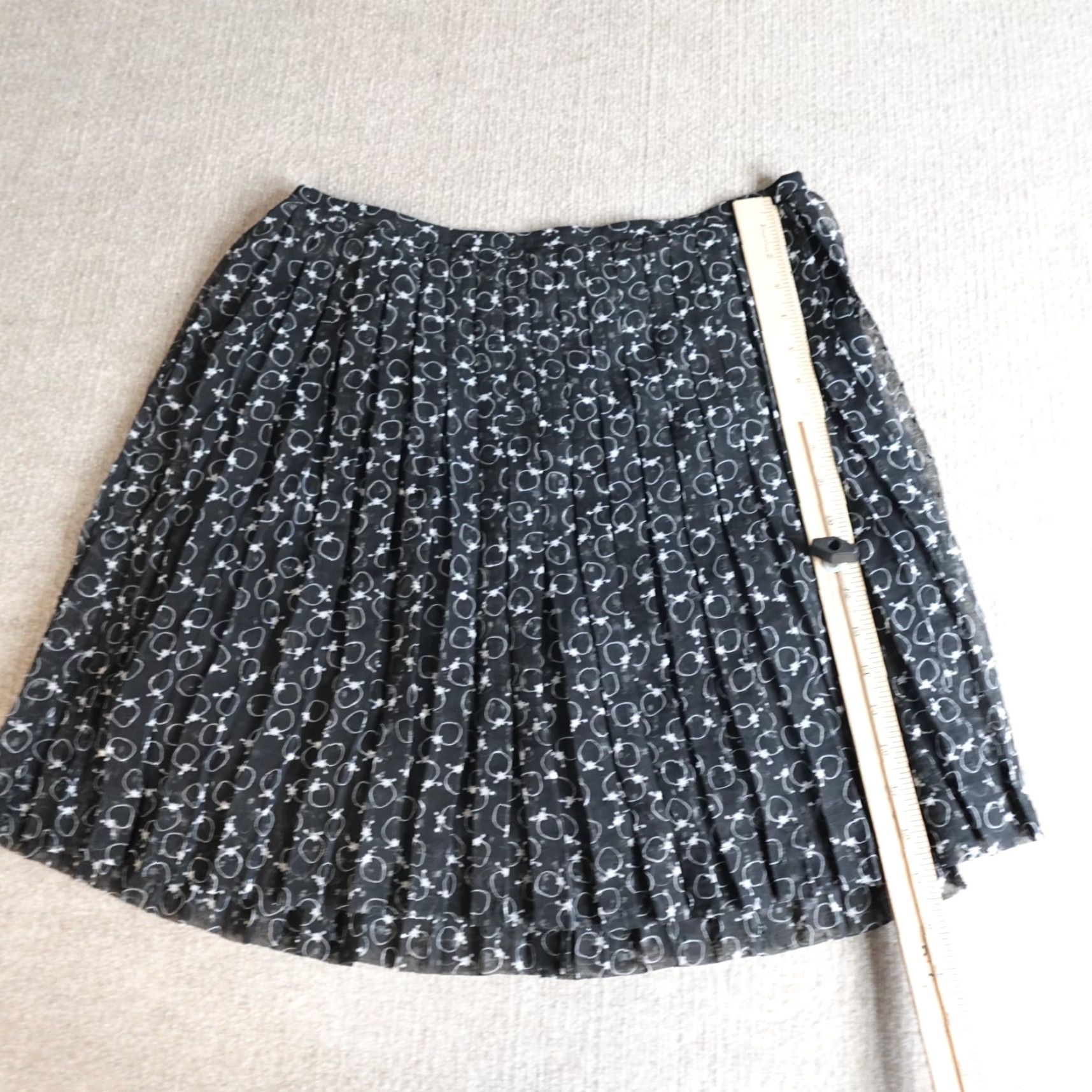 See By Chloe Womens Skirt Medium 6 Pleated Short