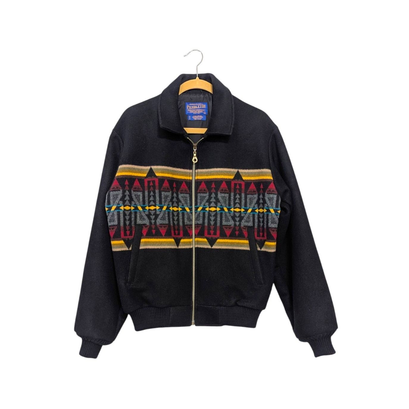 Pendleton Vintage Pendleton Aztec Southwestern Full Zip Bomber Jacket Size US S / EU 44-46 / 1 - 1 Thumbnail