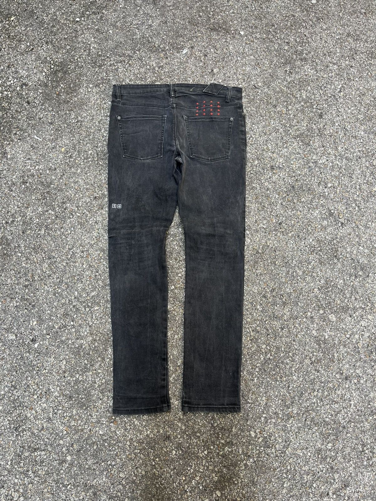 Ksubi Ksubi Skinny Denim Black Jeans Size US 33 - 10 Thumbnail