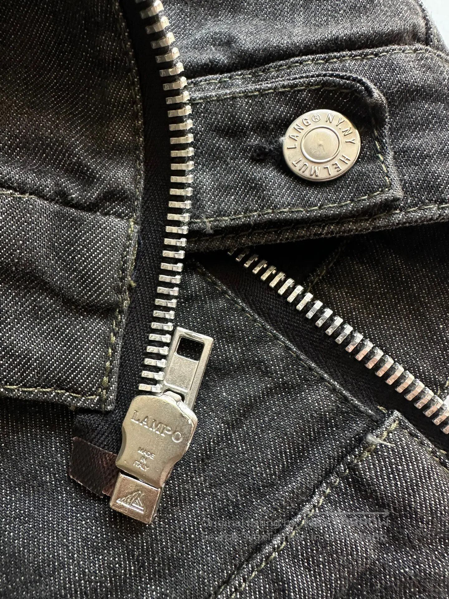 Helmut Lang HELMUT LANG Ori.Batch Long zipper denim jacket| Size US M / EU 48-50 / 2 - 4 Thumbnail