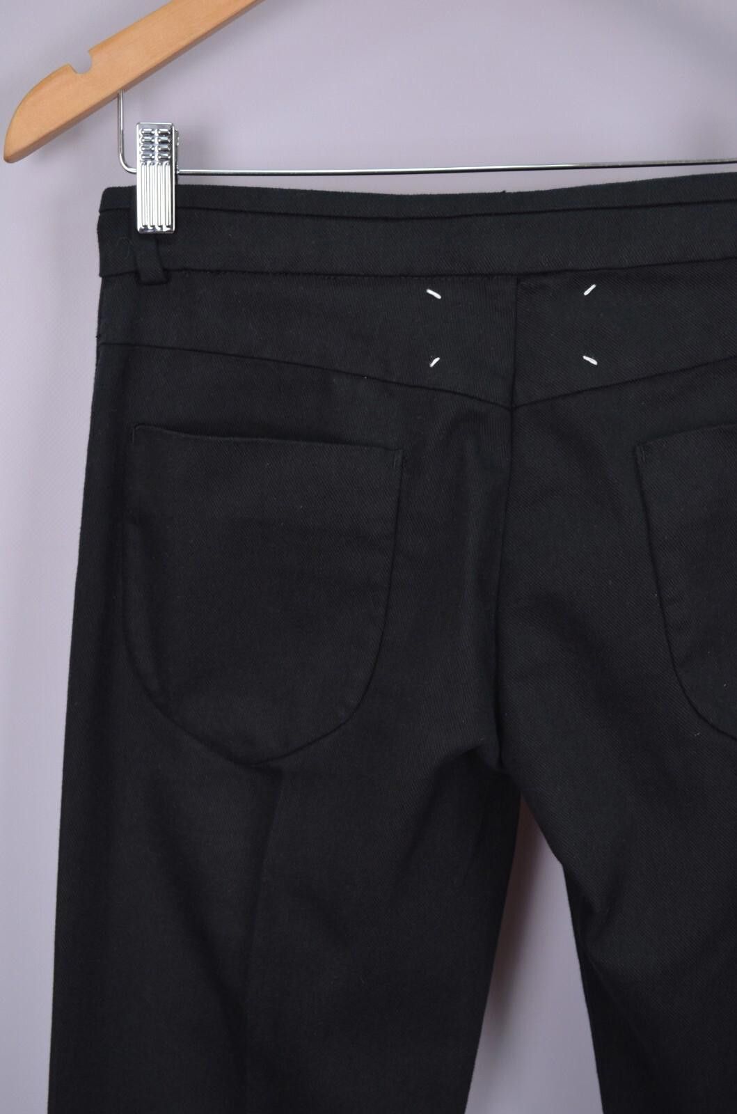 Maison Margiela Maison Margiela S/S 2010 Flat Front Black Pants Sz 42 Bnwt! Size 38" / US 16 / IT 52 - 9 Thumbnail