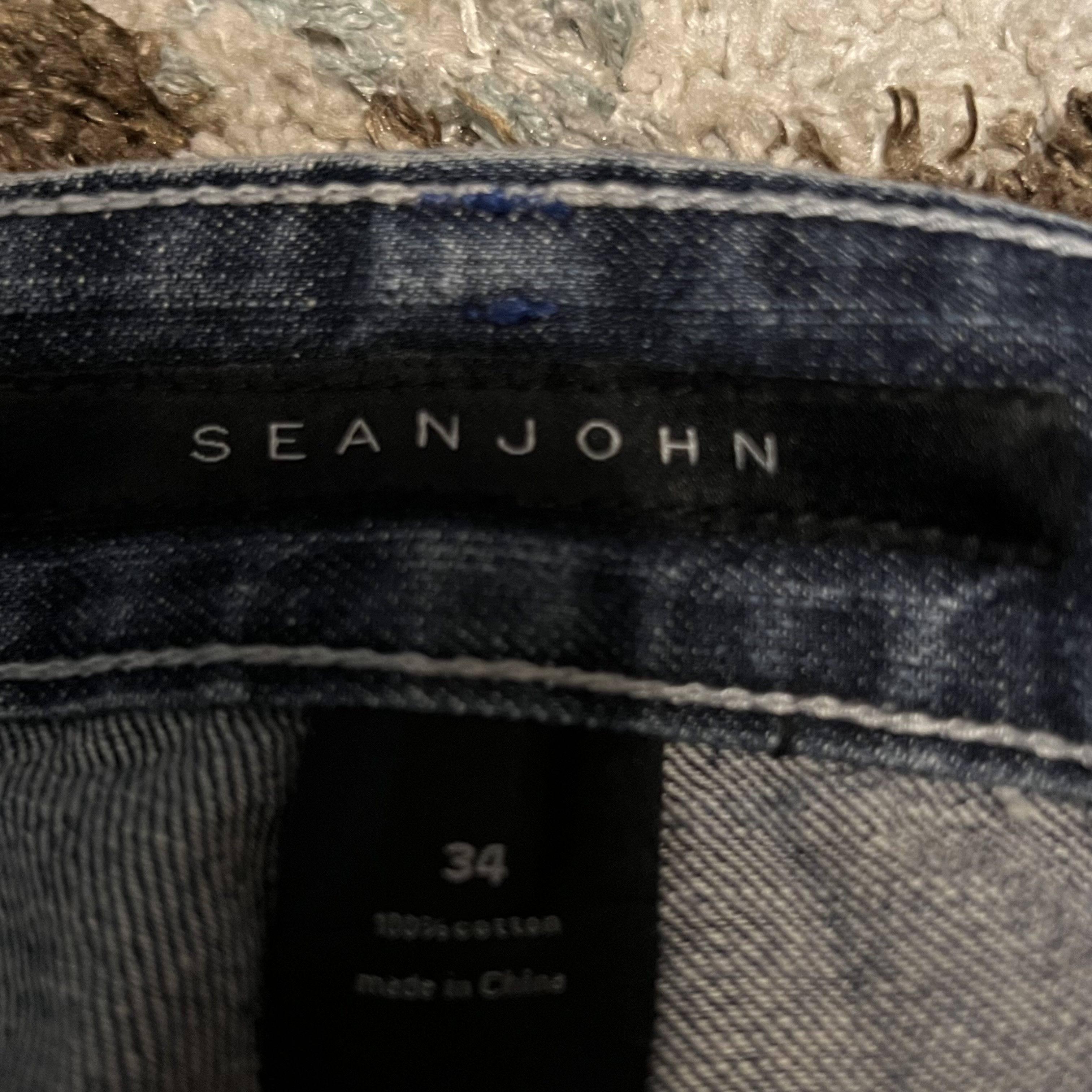 Sean John × Vintage Sean John Baggy Jeans Size 34x32 Y2K Hip Hop Size US 34 / EU 50 - 6 Thumbnail