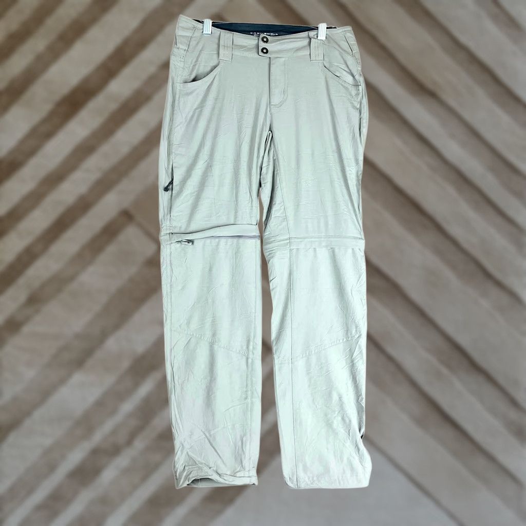 Vintage Columbia Womens Pants Tan Omni-Shade Advanced Repellent Zip Off Stretch 4 Pants Womens Tan Omni-Shade Advanced Repellent Zip Off Stretch 4 Size 27" / US 4 / IT 40 - 1 Thumbnail