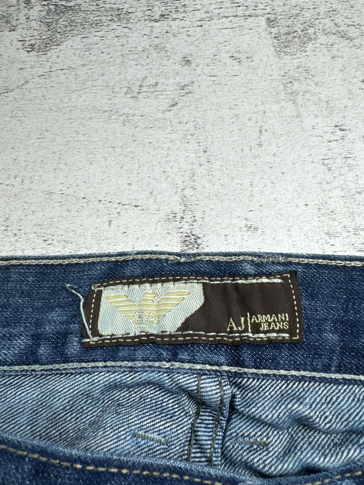 Armani Armani Vintage Faded 33/33 Blue Hip Hop Rap Distressed Jeans Pants Trousers Size US 33 - 18 Thumbnail