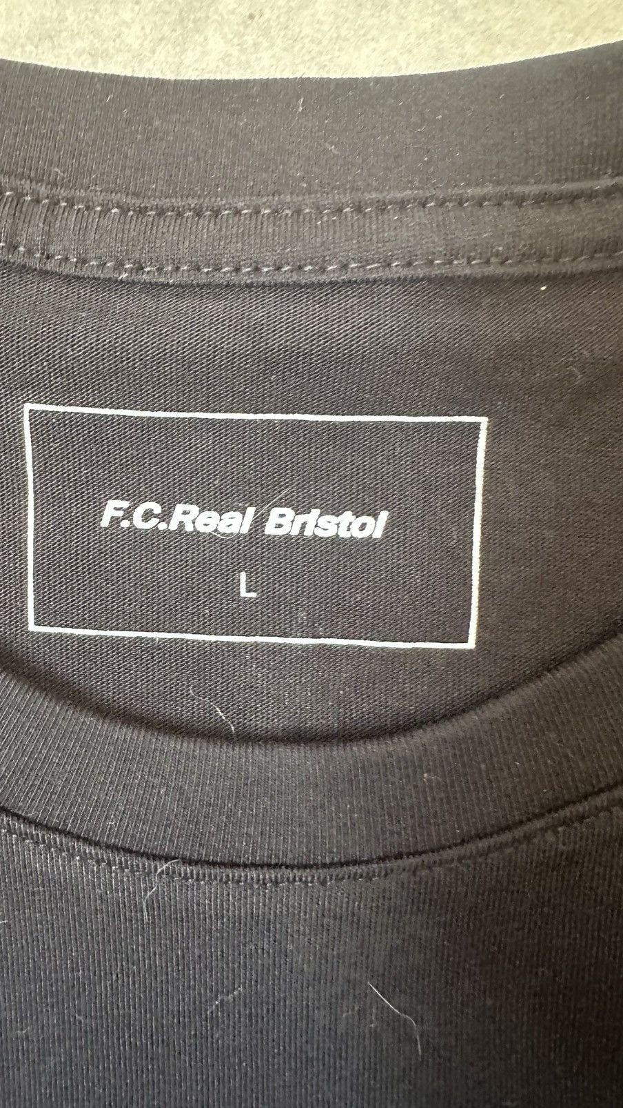 F.C. Real Bristol F.C. REAL BRISTOL SPELLOUT TEE Size US L / EU 52-54 / 3 - 4 Thumbnail