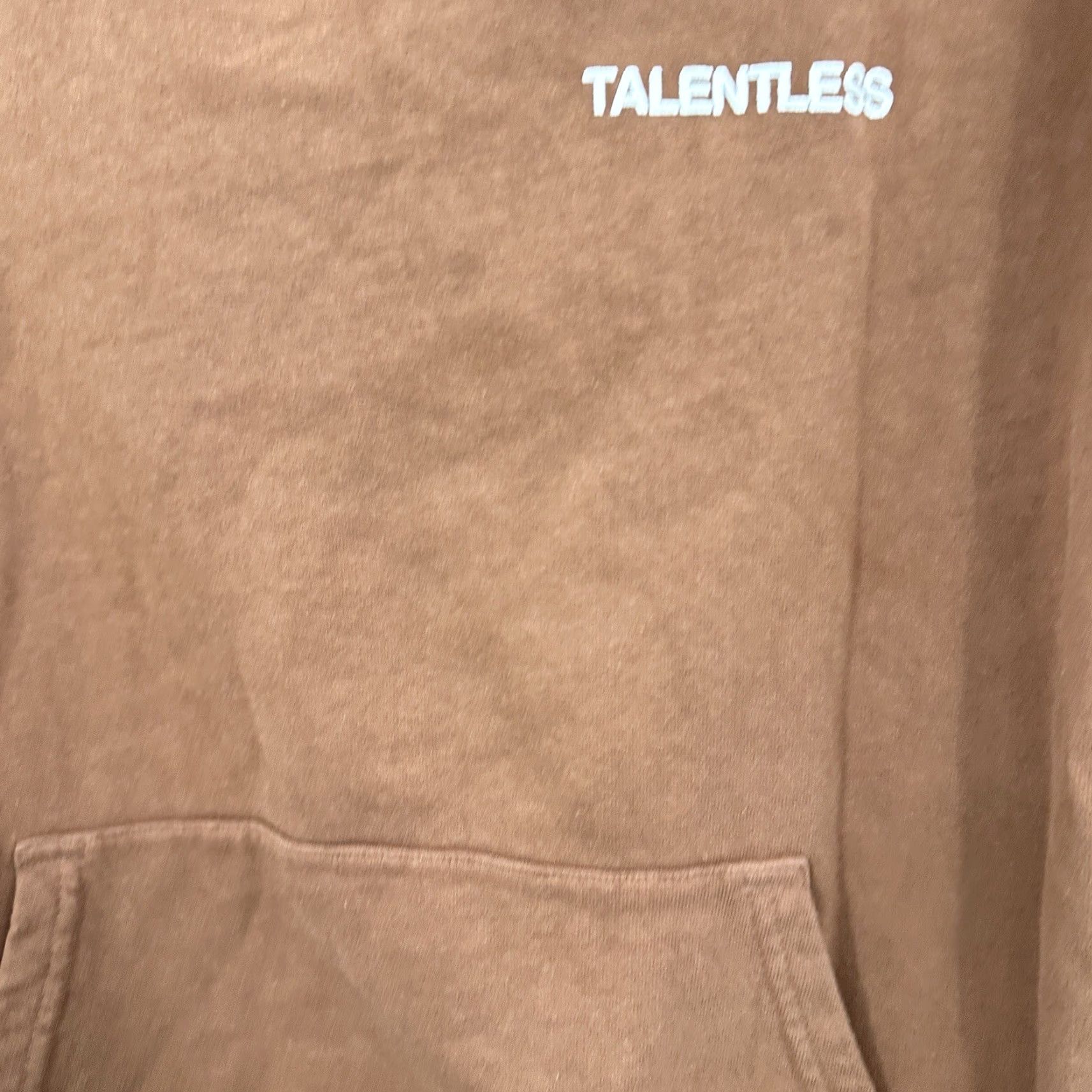 Talentless Talentless Hoodie Mens Small Tan Pocket Sweatshirt Scott Disick Streetwear y2k Size US S / EU 44-46 / 1 - 6 Thumbnail