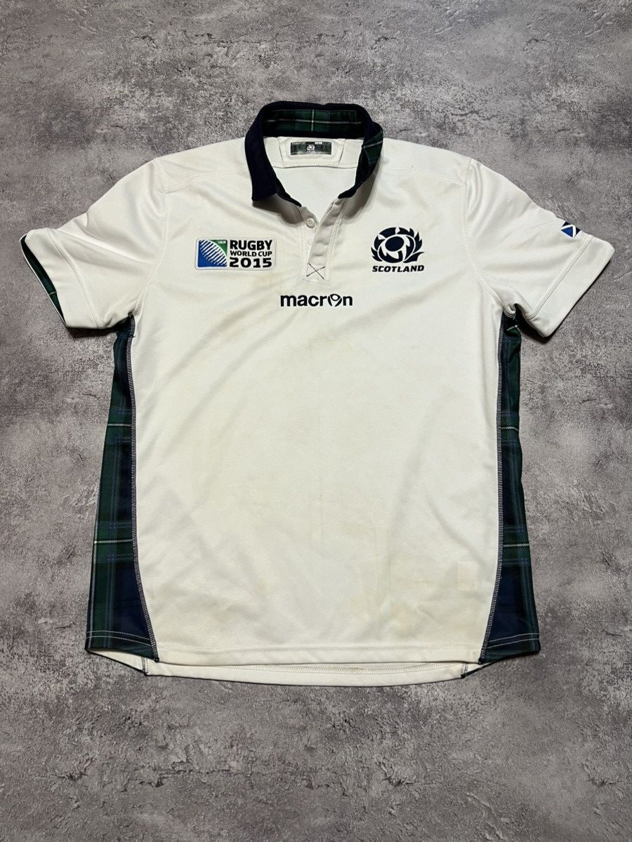 Macron Macron Scotland 2015 rugby world champion jersey Size US L / EU 52-54 / 3 - 1 Thumbnail