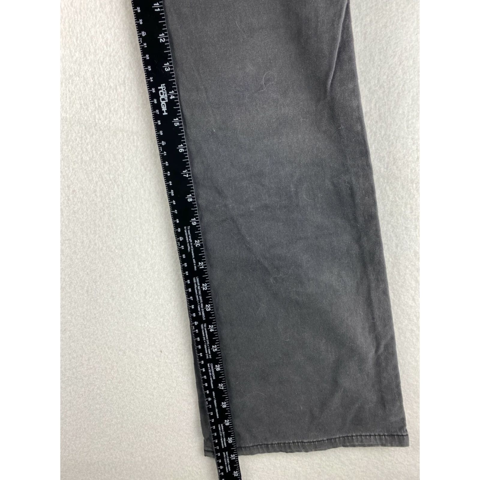 Express Express Jeans Womens 4 Black Flared Stretch Denim Casual Dark Wash Pants Size 27" / US 4 / IT 40 - 6 Thumbnail