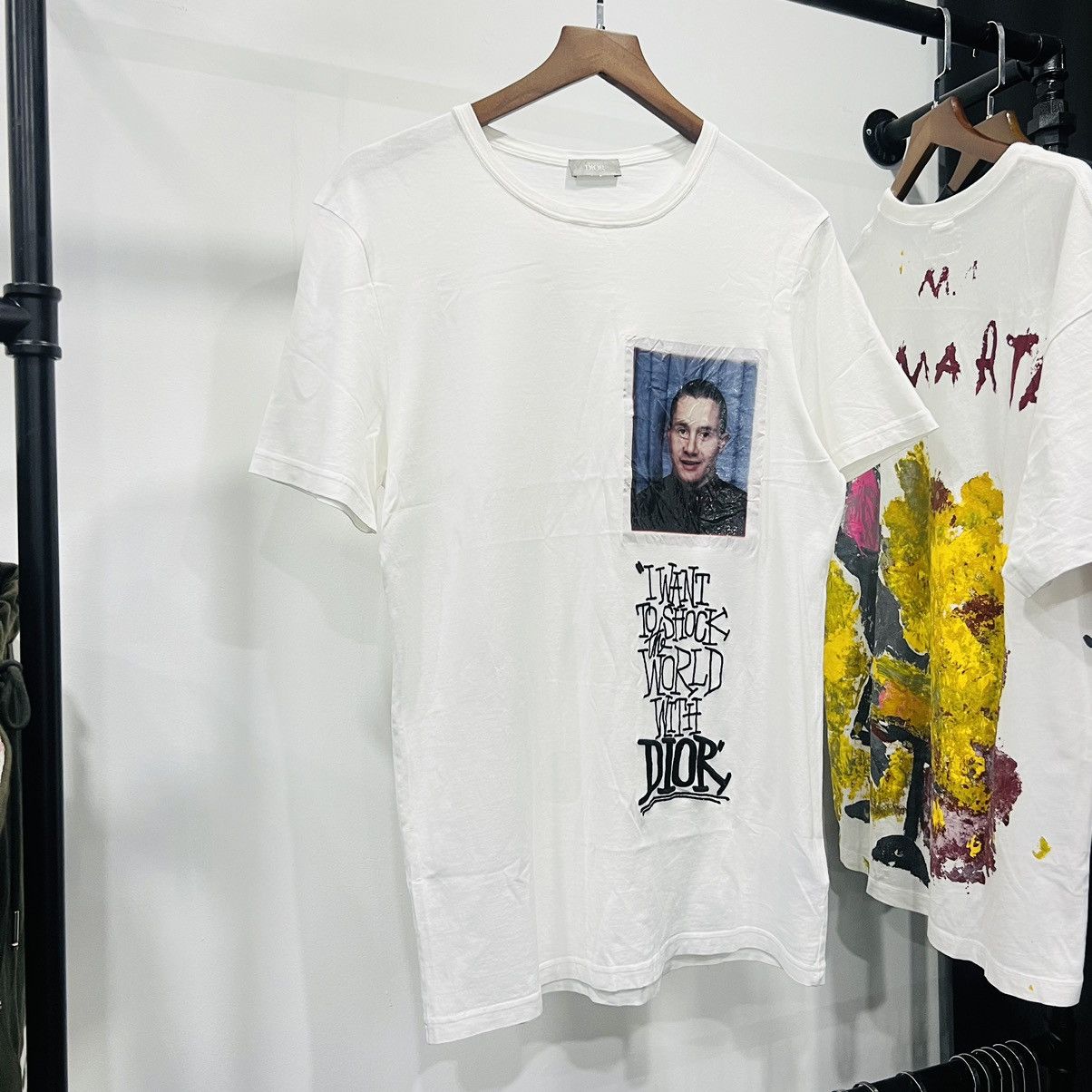 image of Dior x Stussy in White, Men's (Size Medium)