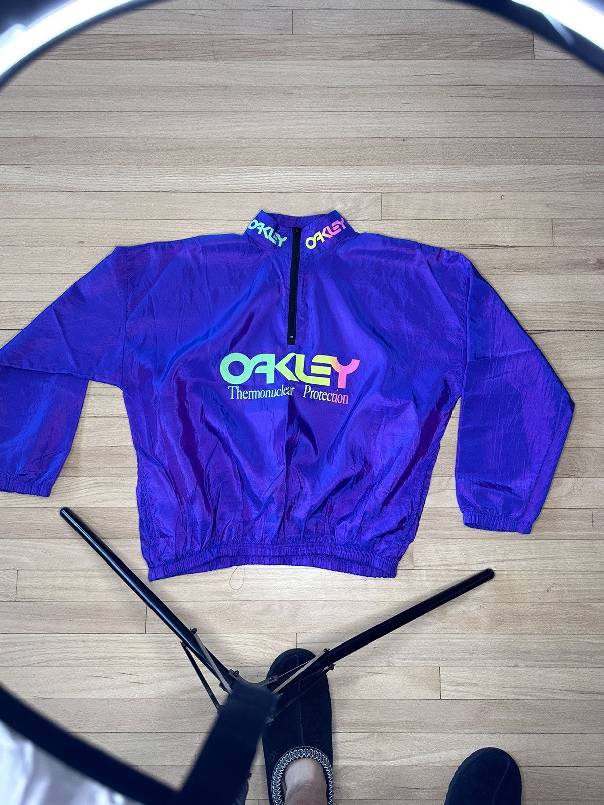 Oakley Vintage Oakley Surfstyle windbreaker Size US L / EU 52-54 / 3 - 1 Thumbnail