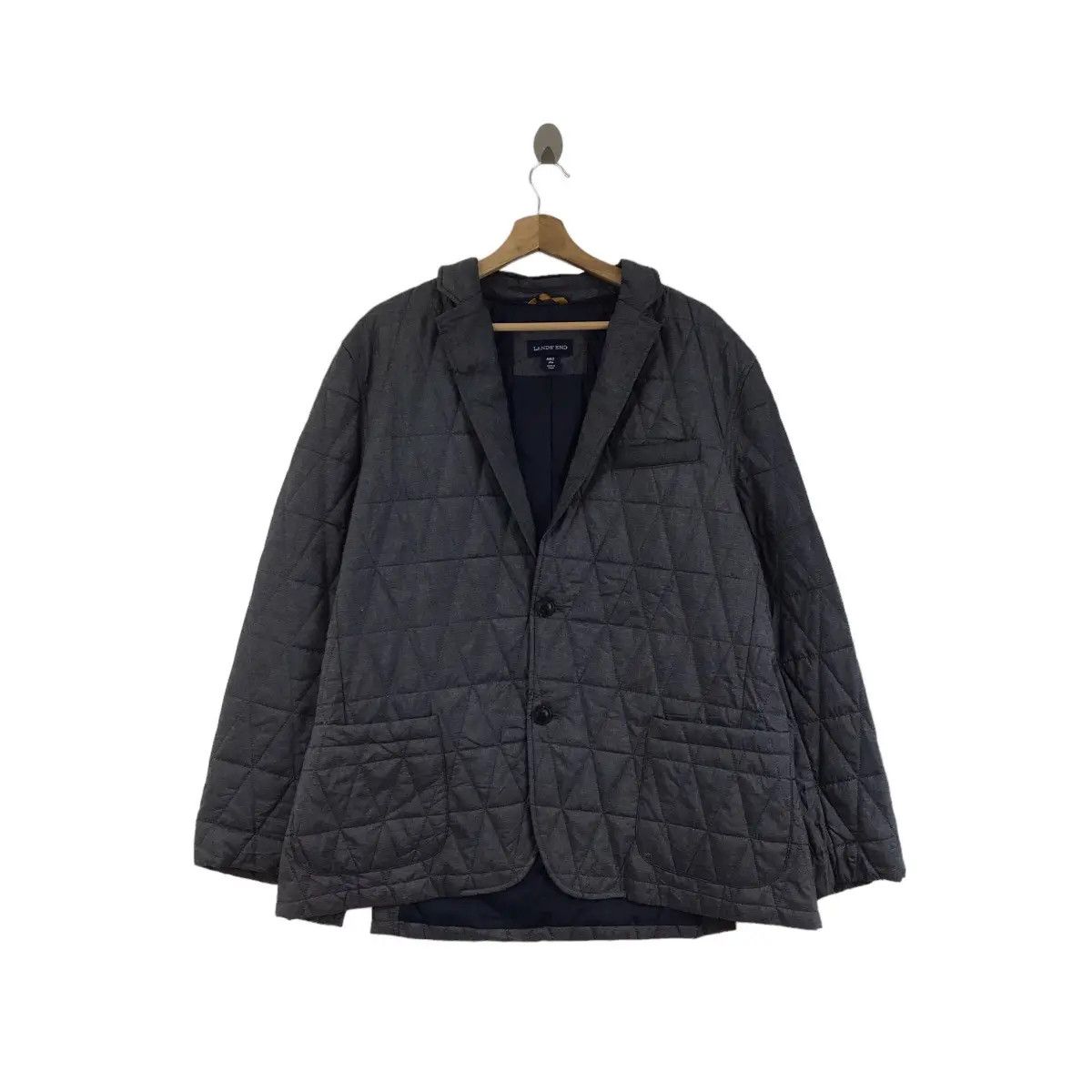 Lands' End LANDS END PRIMALOFT Fabric Quilted Puffer Jacket Windbreaker Size XL / US 12-14 / IT 48-50 - 1 Thumbnail
