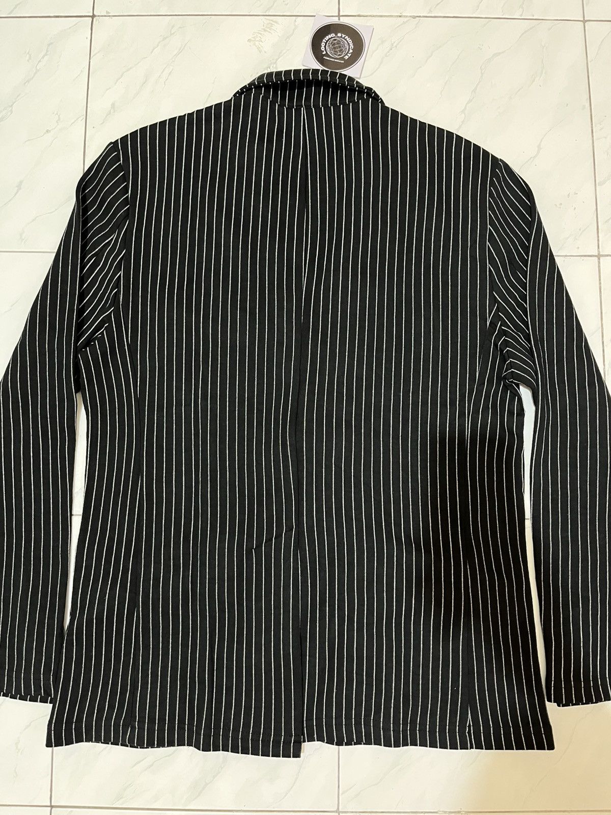 Japanese Brand 🔥 Kubik Double Breasted Hickory Blazer Size 46R - 9 Thumbnail