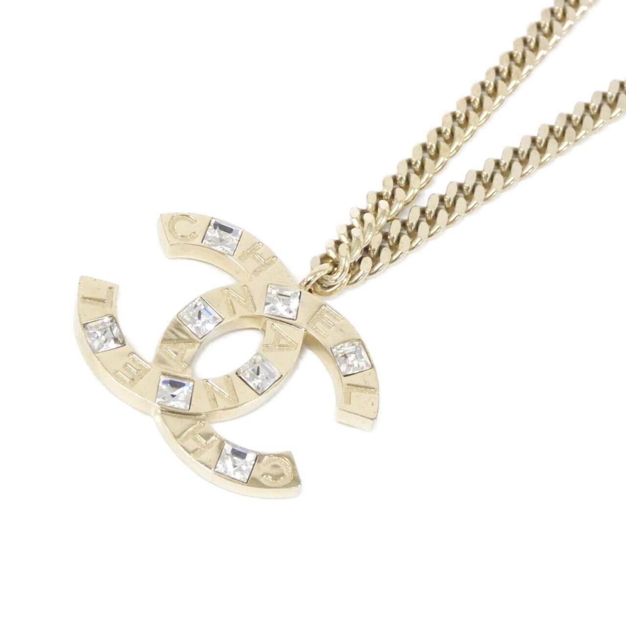 Chanel Chanel Chanel Crystal Necklace Metal Necklace DUTY FREE for USA Size ONE SIZE - 1 Thumbnail