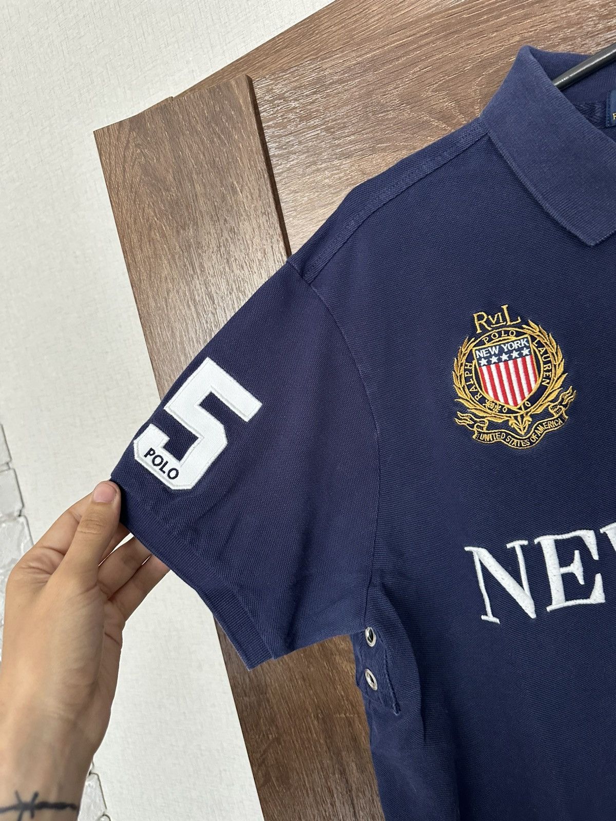 Ralph Lauren Polo Ralph Lauren RL New York T-Shirt Vintage Size US XL / EU 56 / 4 - 8 Thumbnail