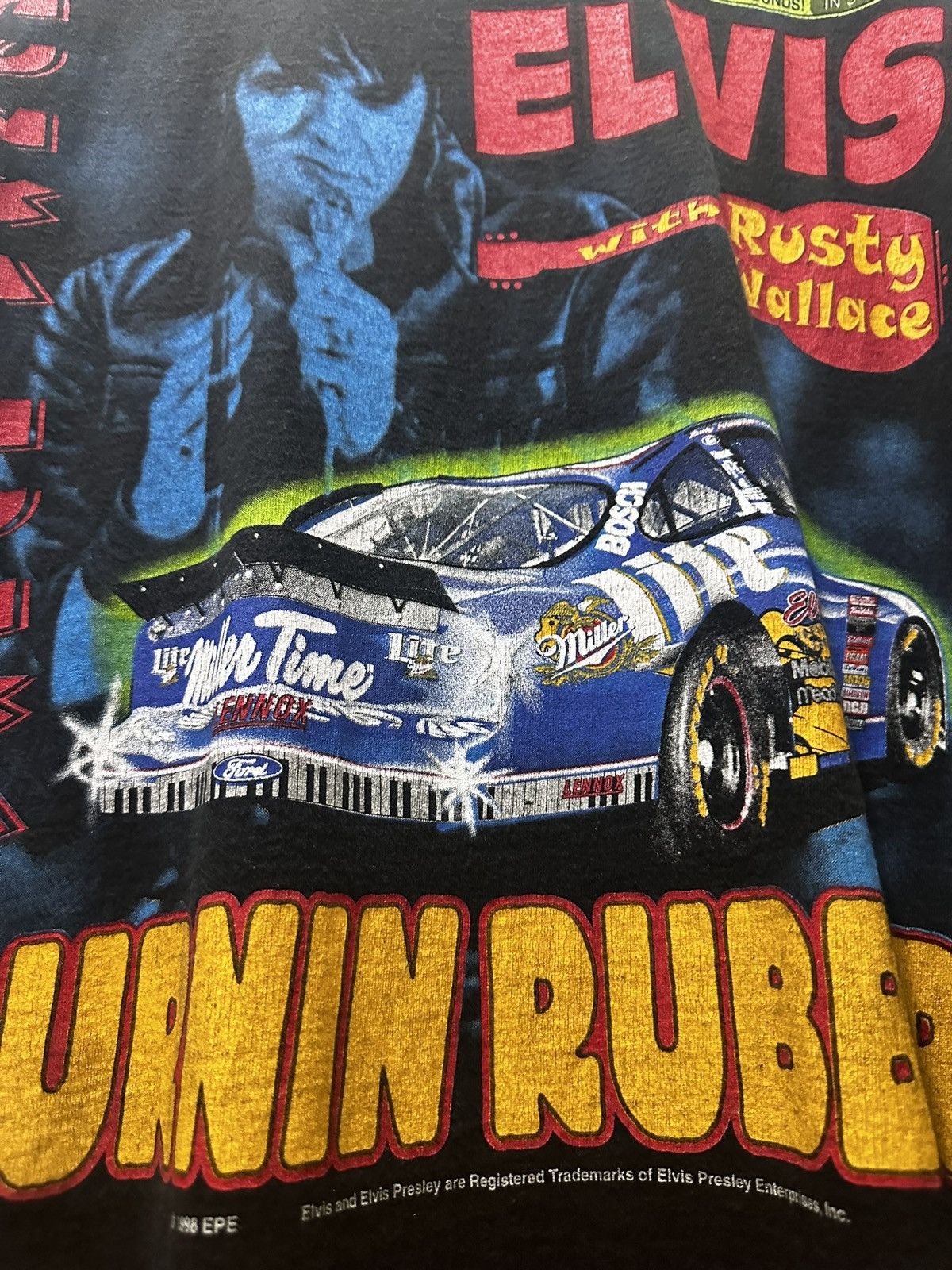 NASCAR × Vintage NASCAR Elvis Presley Rusty Wallace Tee Size US L / EU 52-54 / 3 - 2 Thumbnail