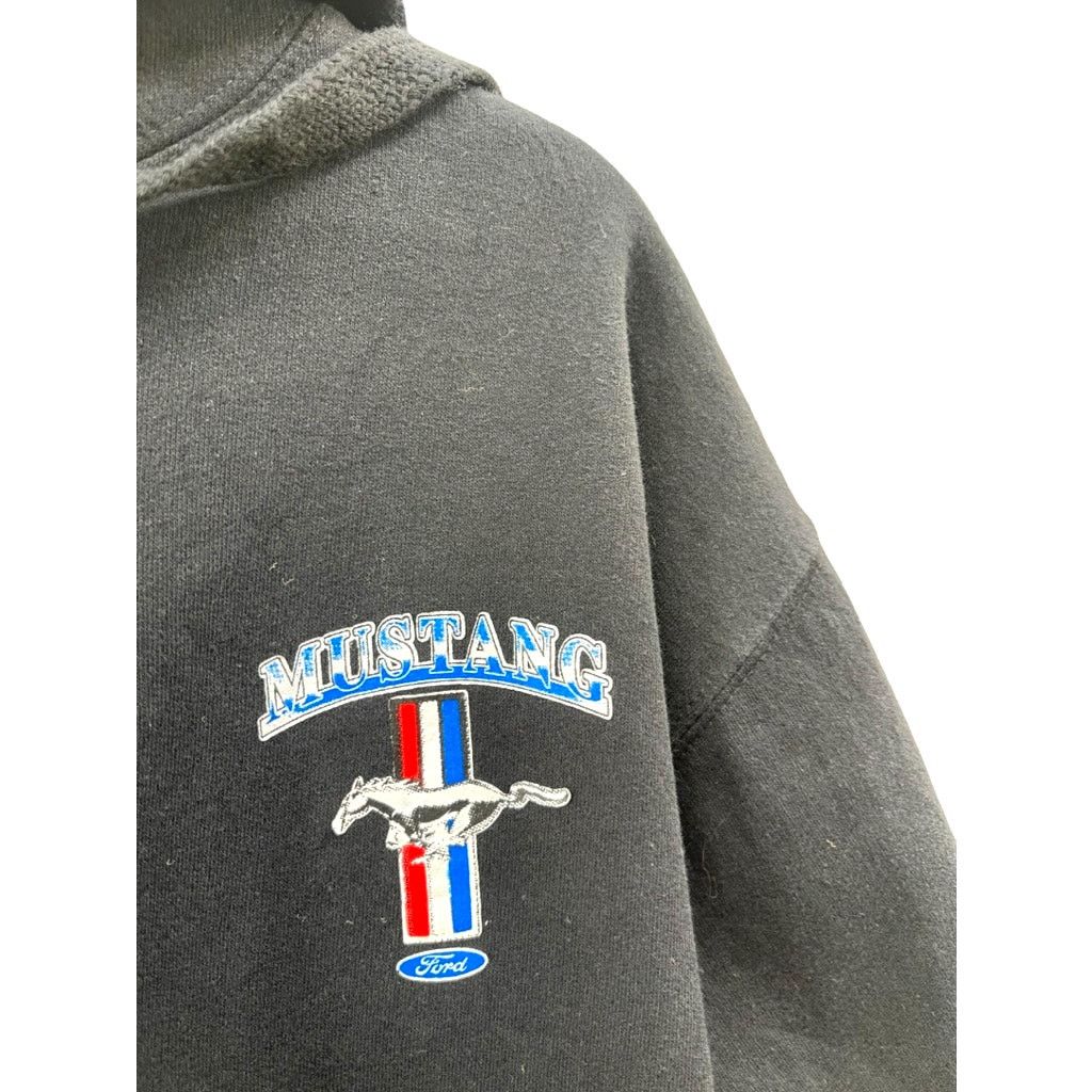 Ford × Vintage Vintage 2000's Ford Mustang Racing Graphic Hoodie Size US L / EU 52-54 / 3 - 4 Thumbnail
