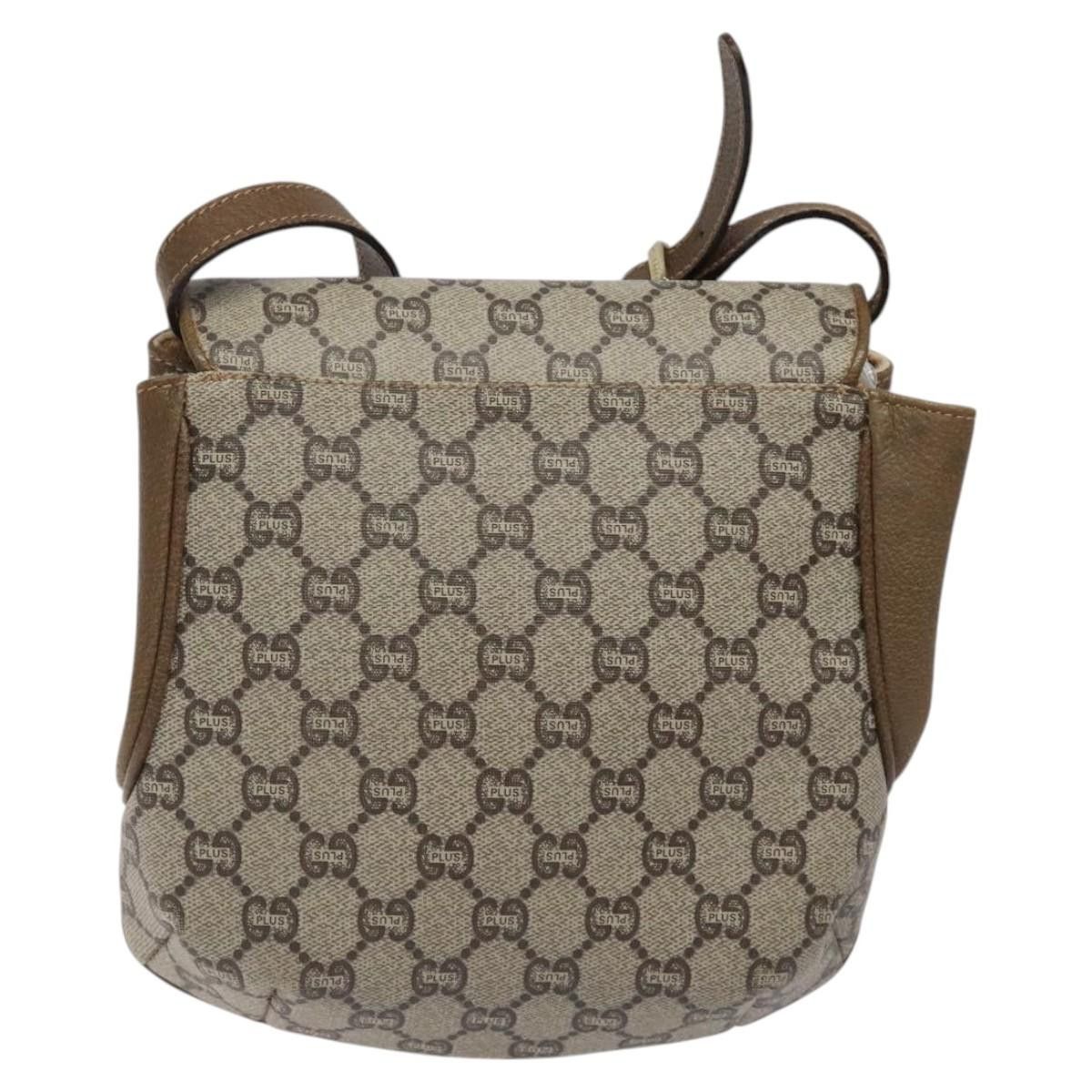Gucci GUCCI GG Plus Supreme Shoulder Bag Pvc Beige Gold Size ONE SIZE - 3 Thumbnail