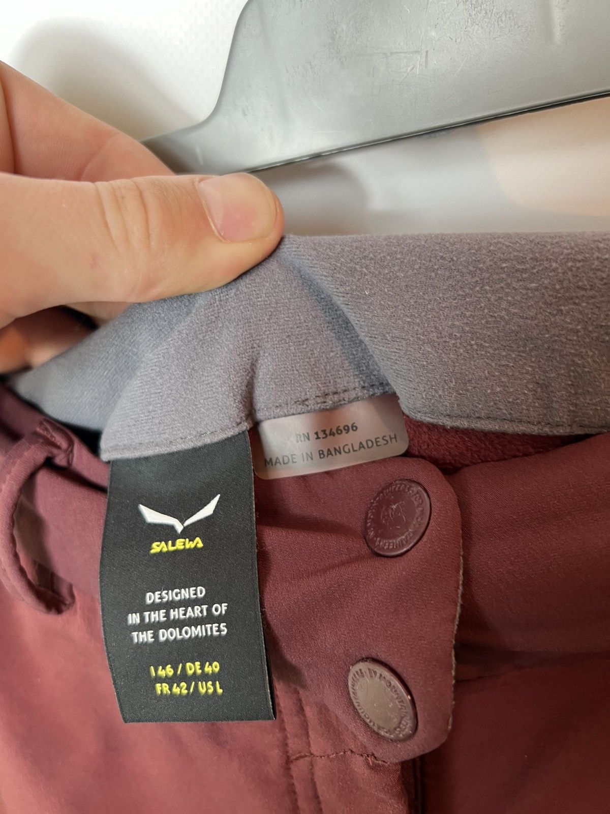 SALEWA Outdoor Salewa Pedroc 2 DST Trekking Women’s Burgundy pants Size 32" / US 10 / IT 46 - 6 Thumbnail