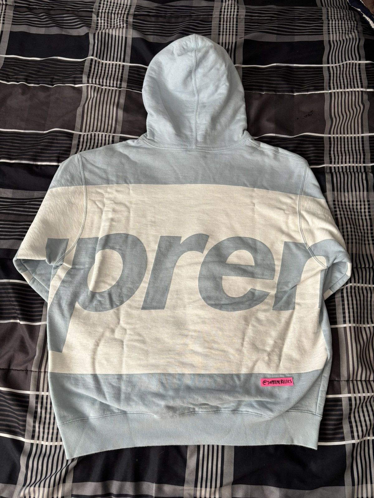 Supreme SS/21 Big Logo Hoodie, Light Blue Size US M / EU 48-50 / 2 - 3 Thumbnail