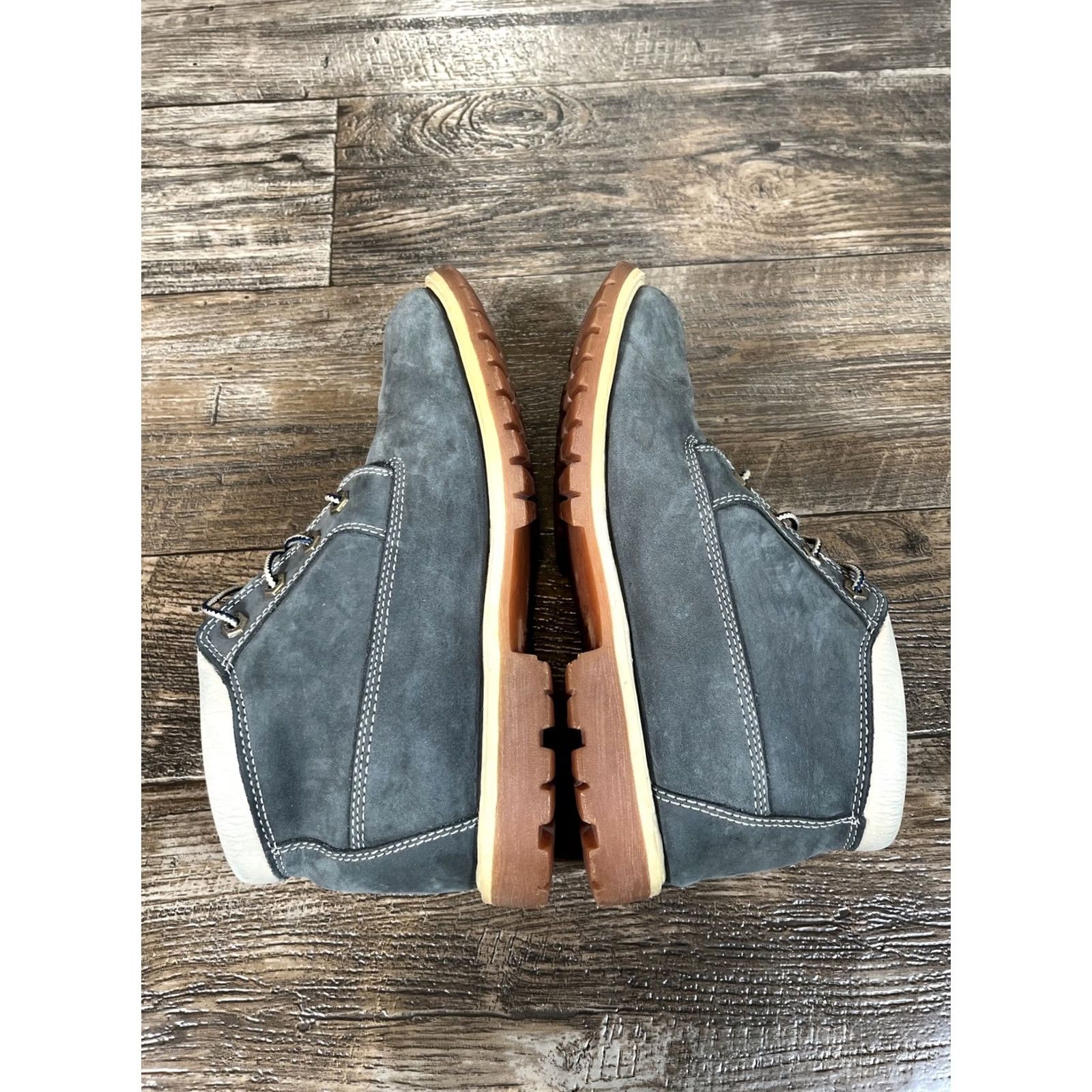Timberland Timberland Nellie Boots Chukka Womens 9 Waterproof Navy Blue Leather Boots Womens 9 Navy Blue Leather Waterproof Shoes Size US 9 / IT 39 - 4 Thumbnail