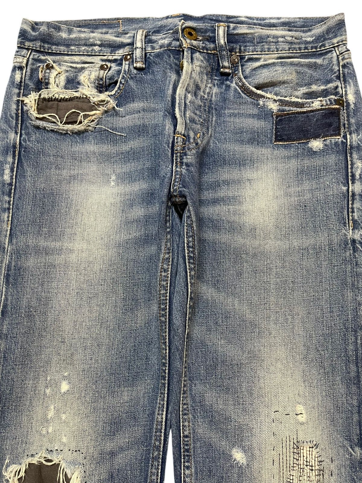 Polo Ralph Lauren Vintage RL Ralph Lauren Faded Wash Style Distressed Jeans Size US 31 - 3 Thumbnail
