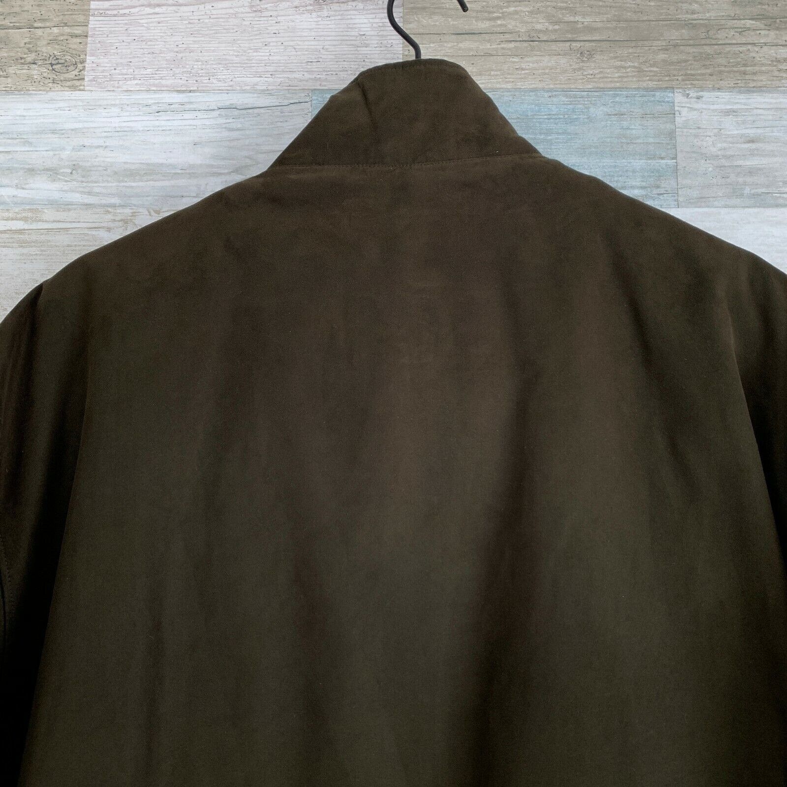 Jos. A. Bank Jos A Bank Flannel Lined Overcoat Brown Faux Suede Mens L Size US L / EU 52-54 / 3 - 5 Thumbnail