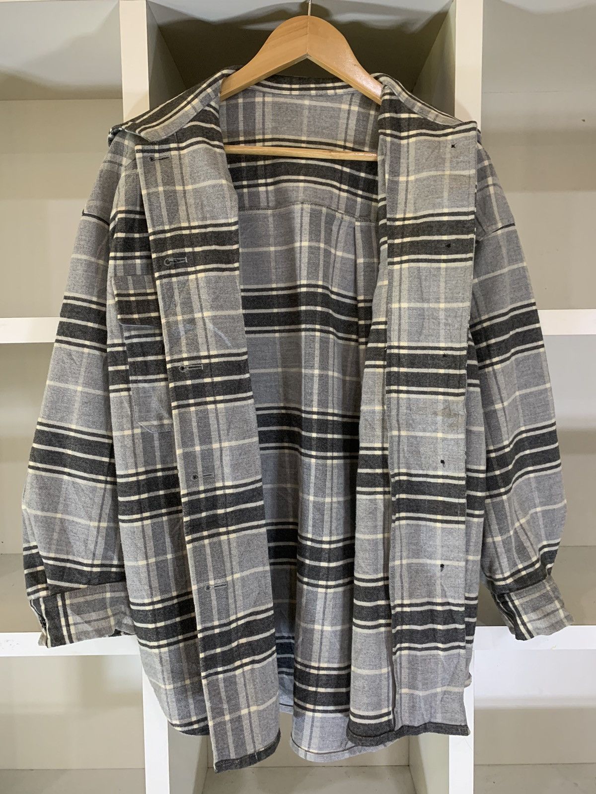 Flannel × GU Flannel Button Jacket Size US L / EU 52-54 / 3 - 8 Thumbnail