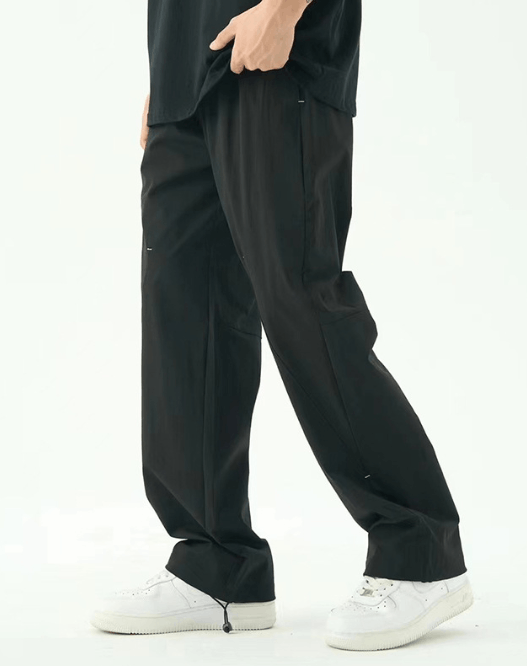 Japanese Brand Men's straight casual American street loose cuff trousers Size US 32 / EU 48 - 2 Thumbnail