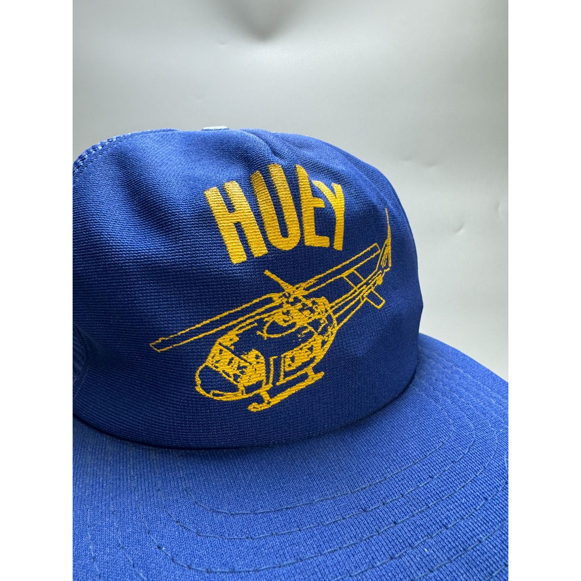 Other Vintage Huey Helicopter Trucker Cap Hat (Y1111) Size ONE SIZE - 3 Thumbnail