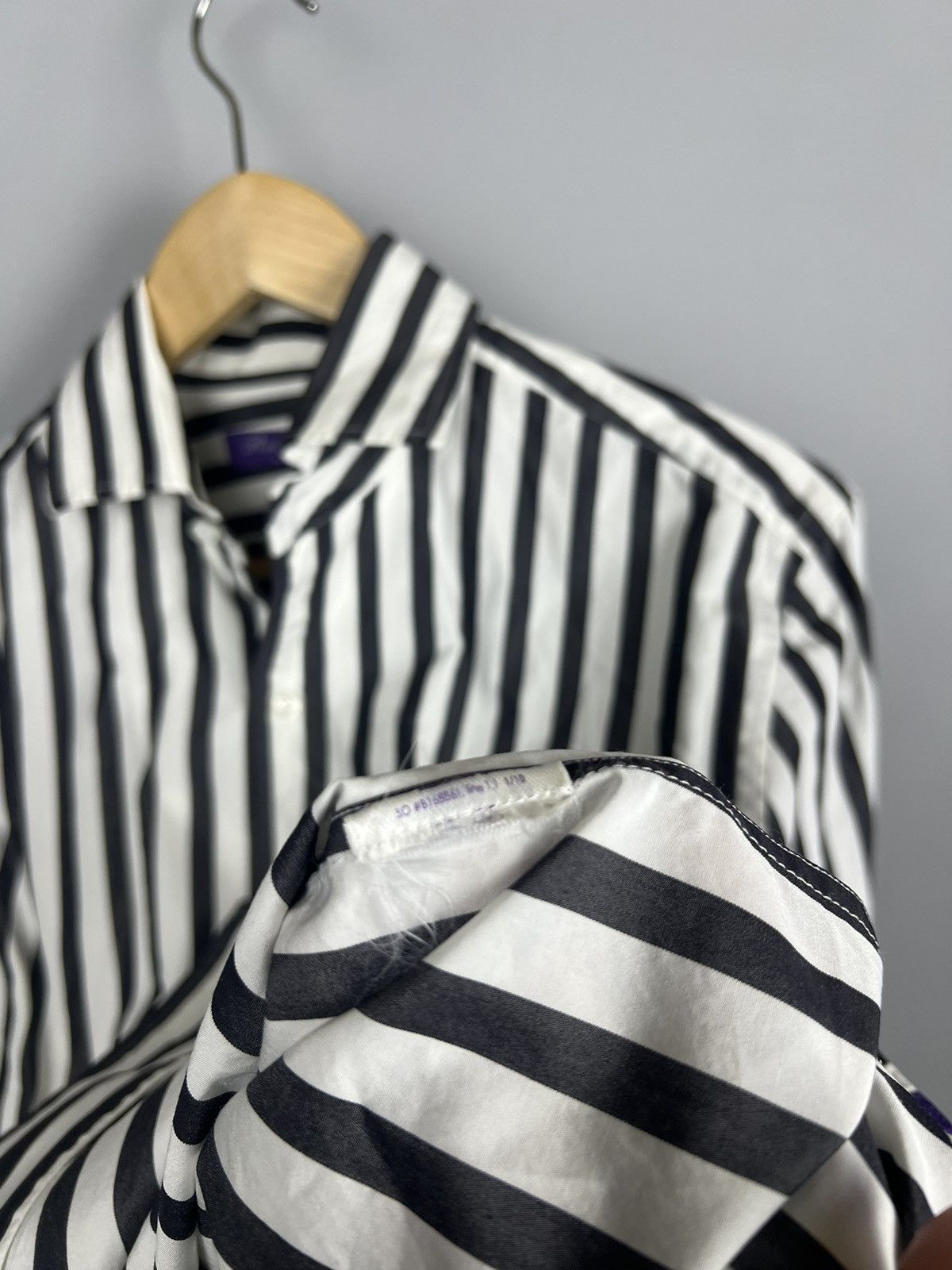 Ralph Lauren Purple Label Ralph Lauren Cotton Shirt stripe Rare Size S / US 4 / IT 40 - 8 Thumbnail