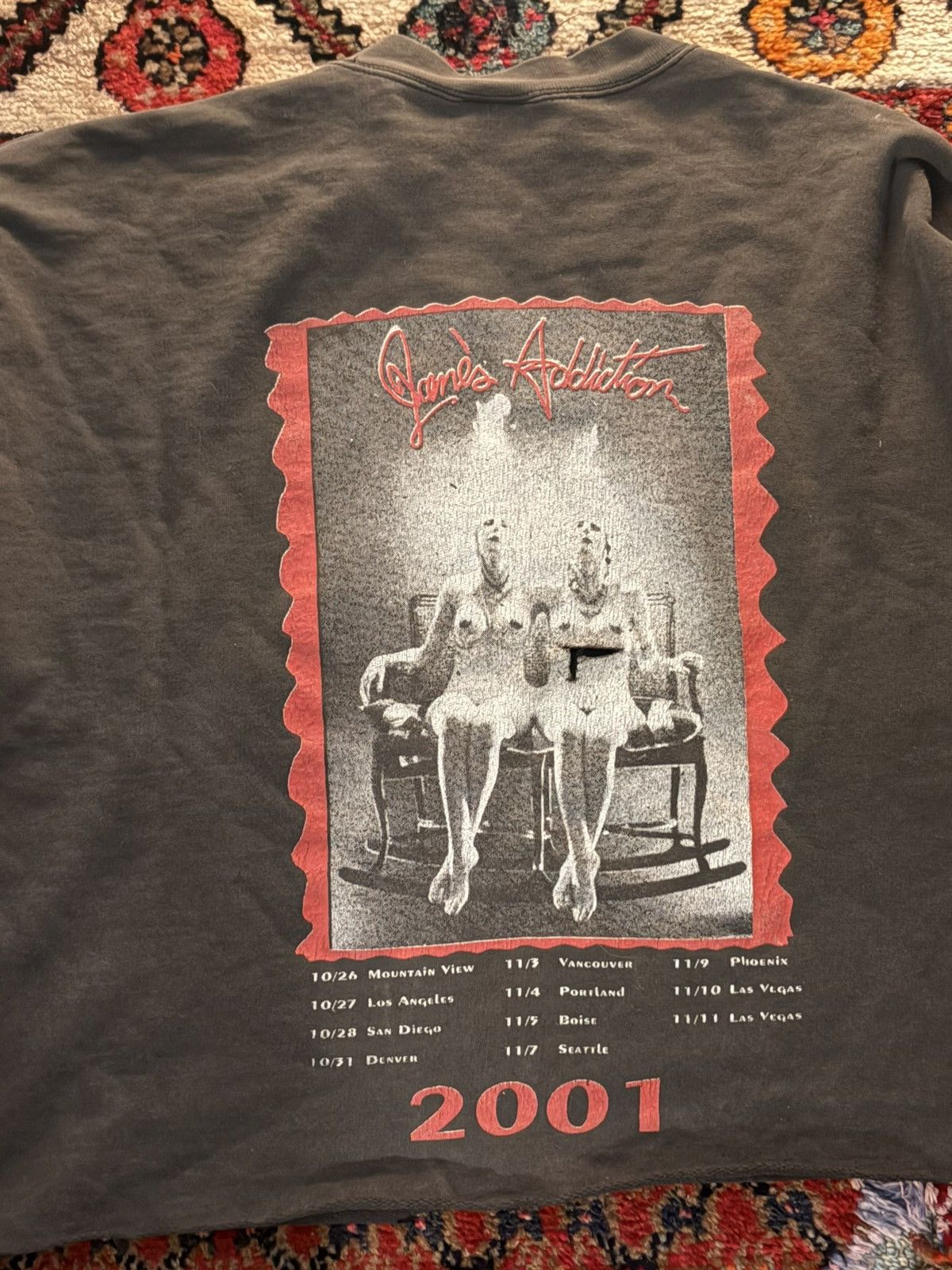 Vintage Janes addiction shirt/sweatshirt thingy Size US XL / EU 56 / 4 - 2 Thumbnail