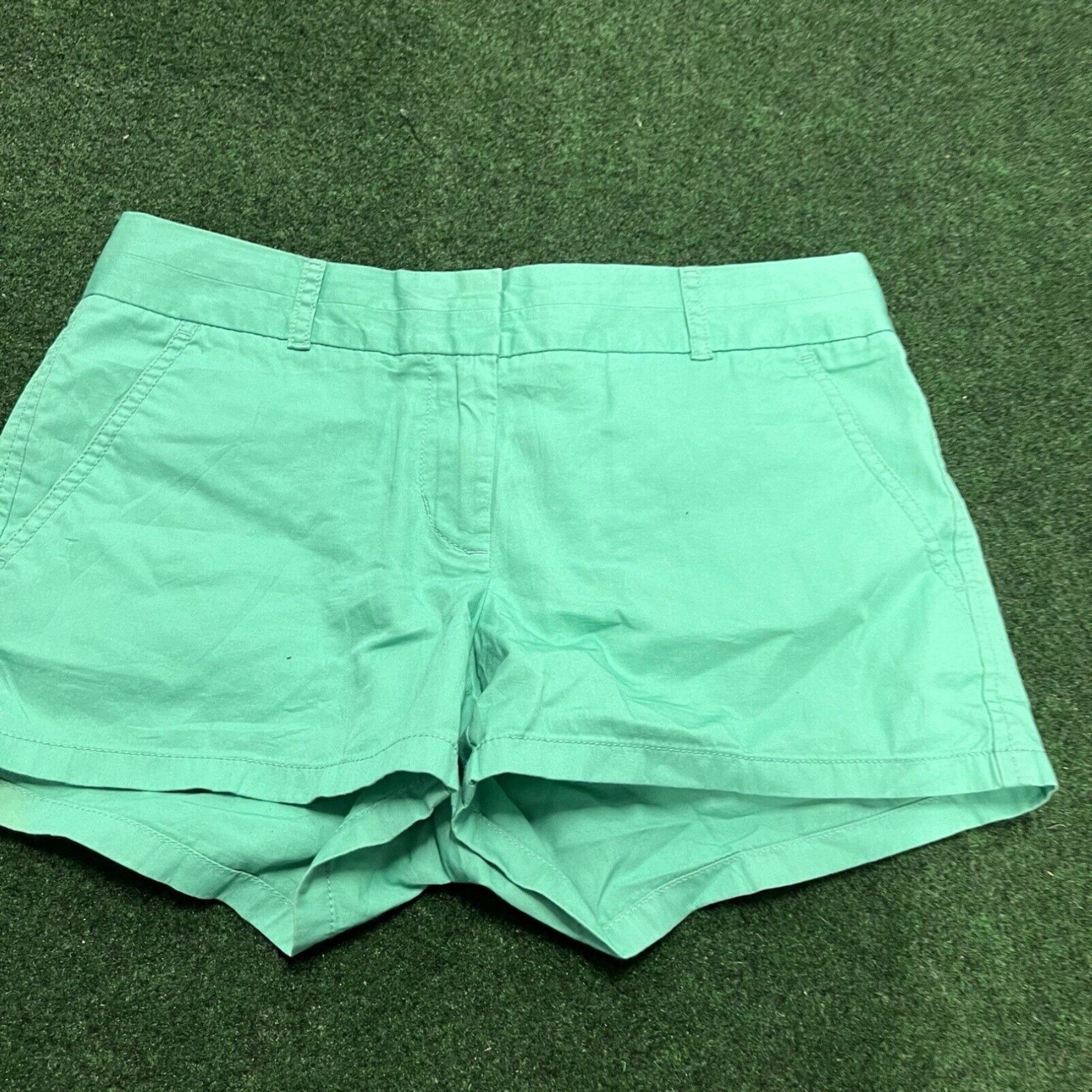 J.Crew J. Crew Chino Shorts Green Size 2 Summer Working Walking Outdoors Size 26" / US 2 / IT 38 - 2 Thumbnail