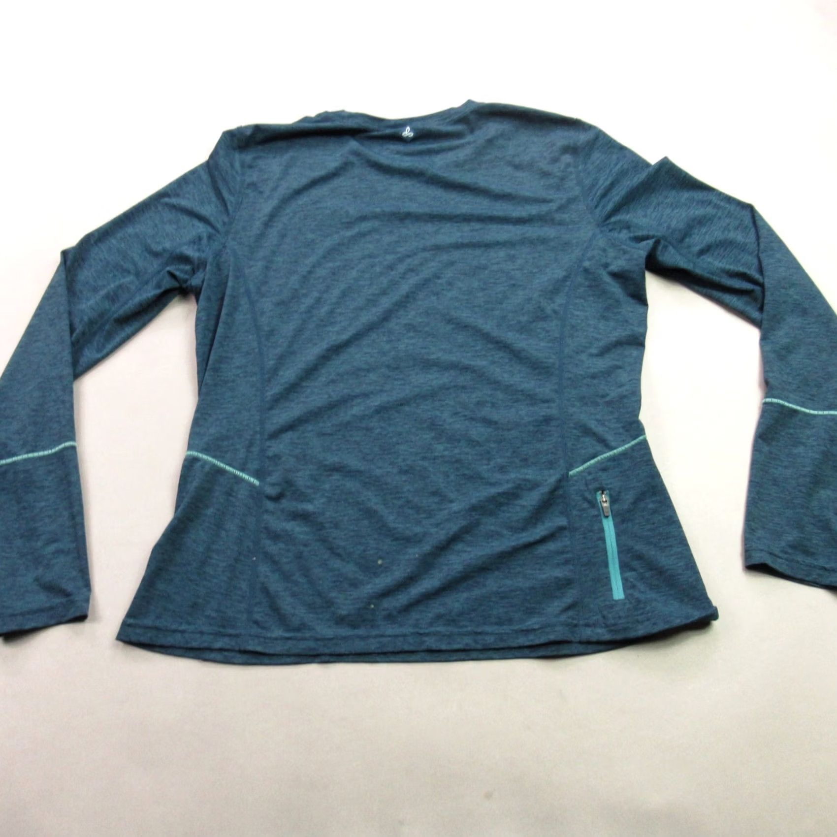 Prana Prana Shirt Womens Medium Long Sleeve Pullover Blue Crew Neck Casual Size M / US 6-8 / IT 42-44 - 5 Thumbnail