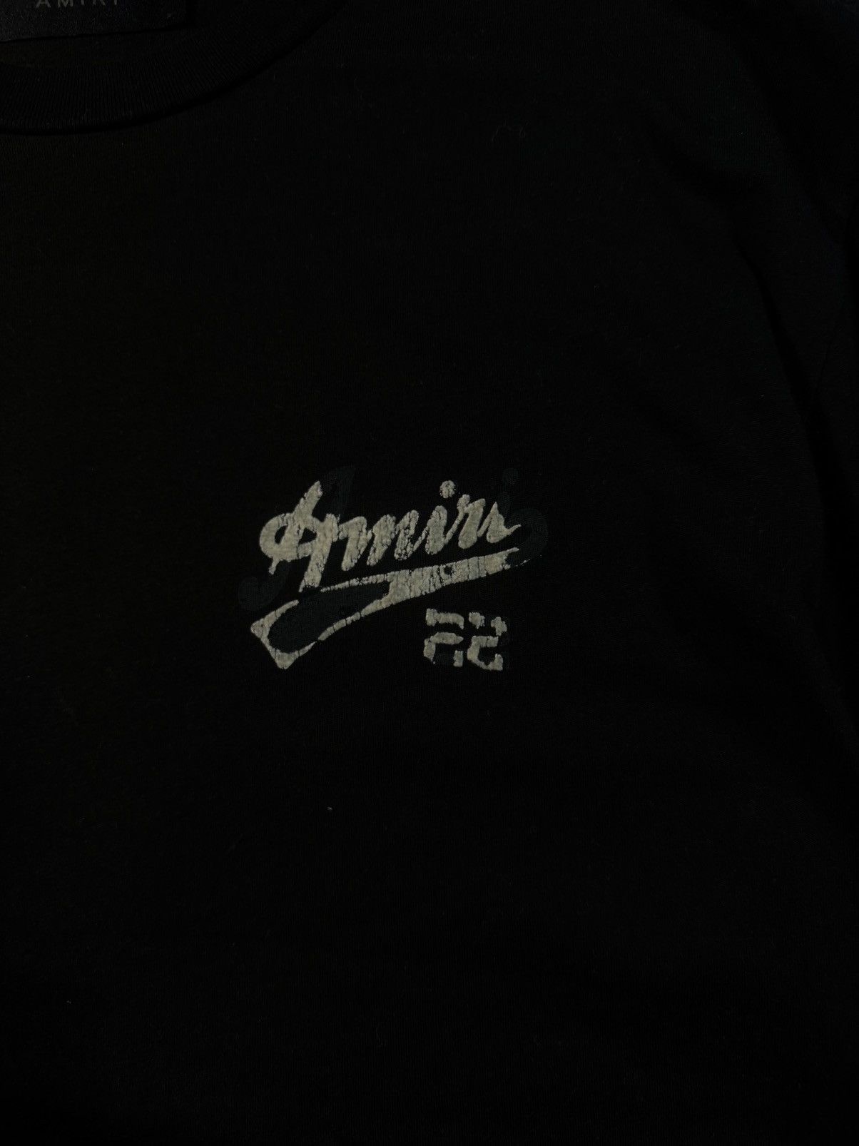 Amiri AMIRI “22” SCRIPT LOGO TEE Size US M / EU 48-50 / 2 - 6 Thumbnail