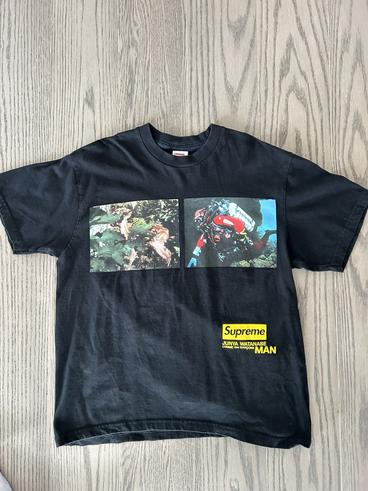 Junya Watanabe × Supreme Junya Watanabe x Supreme Nature Tee | Grailed