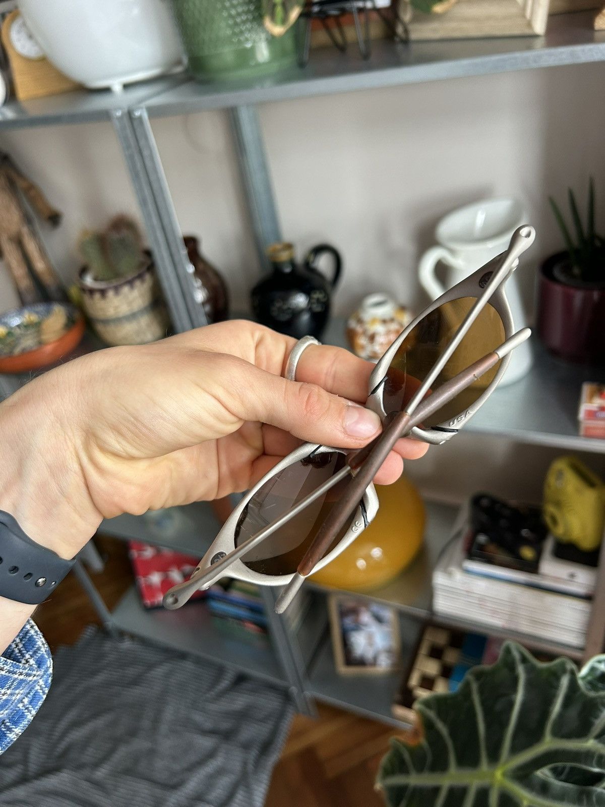 Oakley Vintage Oakley Romeo X Metal 90s Ultra Rare Archive Designer Size ONE SIZE - 21 Thumbnail