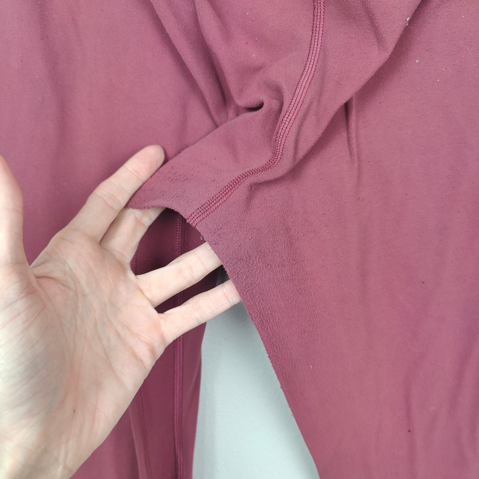 Lululemon Lululemon Nulu Mesh Panels High-Rise Tight 25" 8 Mulled Wine Size 30" / US 8 / IT 44 - 6 Thumbnail