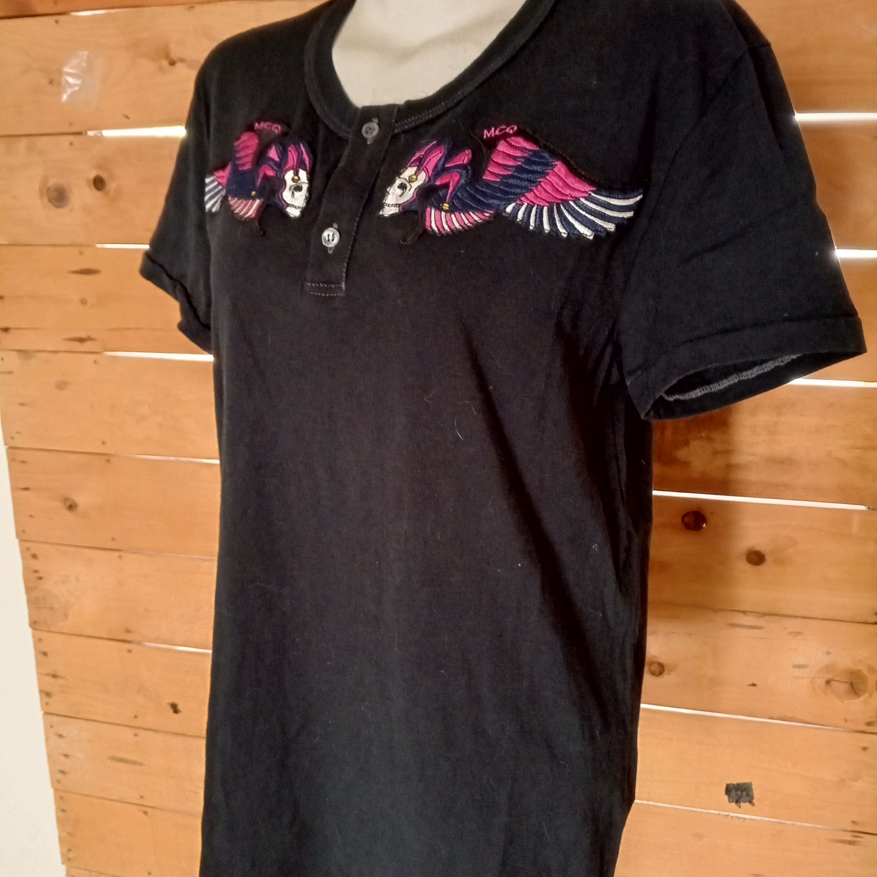 Alexander McQueen × Vintage VIntage Aleqander Mqueen Skull Clown Black Tops Size S / US 4 / IT 40 - 3 Thumbnail