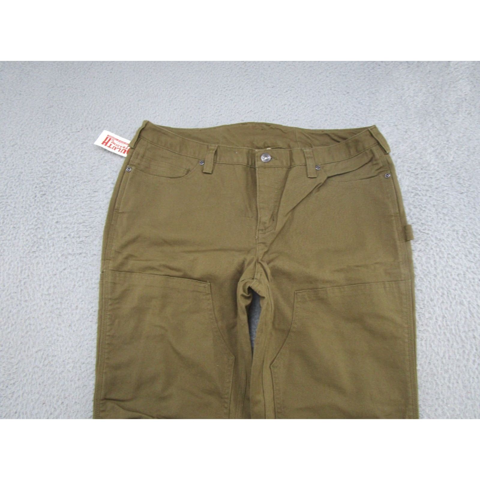 Doublet Duluth Trading Women's Size 12x33 Canvas Double Knee Work Pants Slim Leg NEW Size 34" / US 12 / IT 48 - 3 Thumbnail