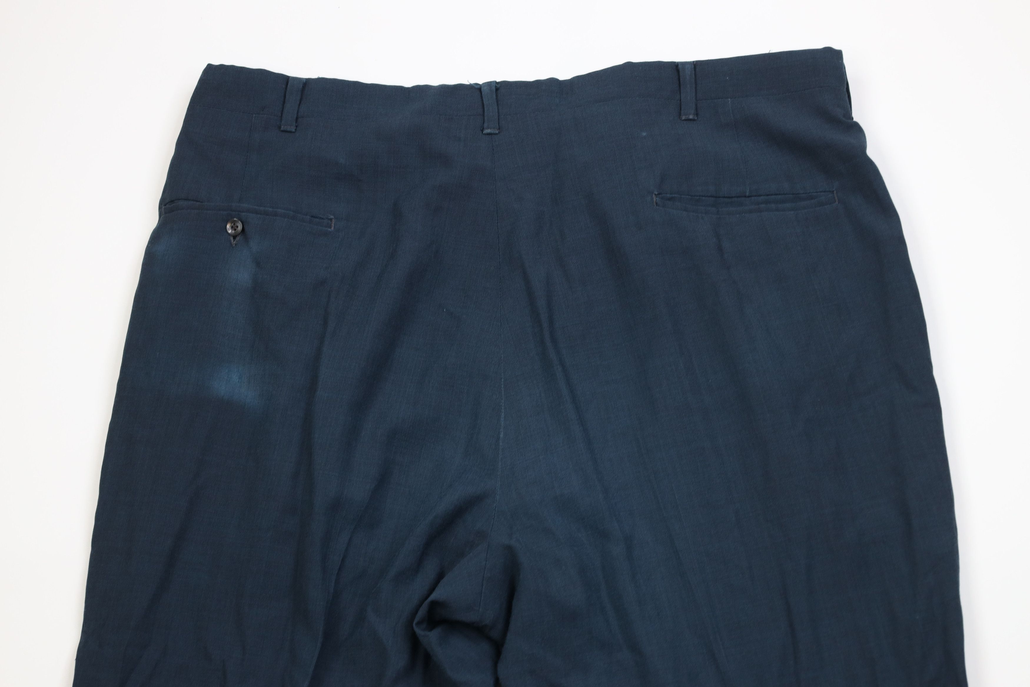 Vintage Vintage 50s Streetwear Lightweight Worsted Wool Pants USA Size US 38 / EU 54 - 10 Thumbnail