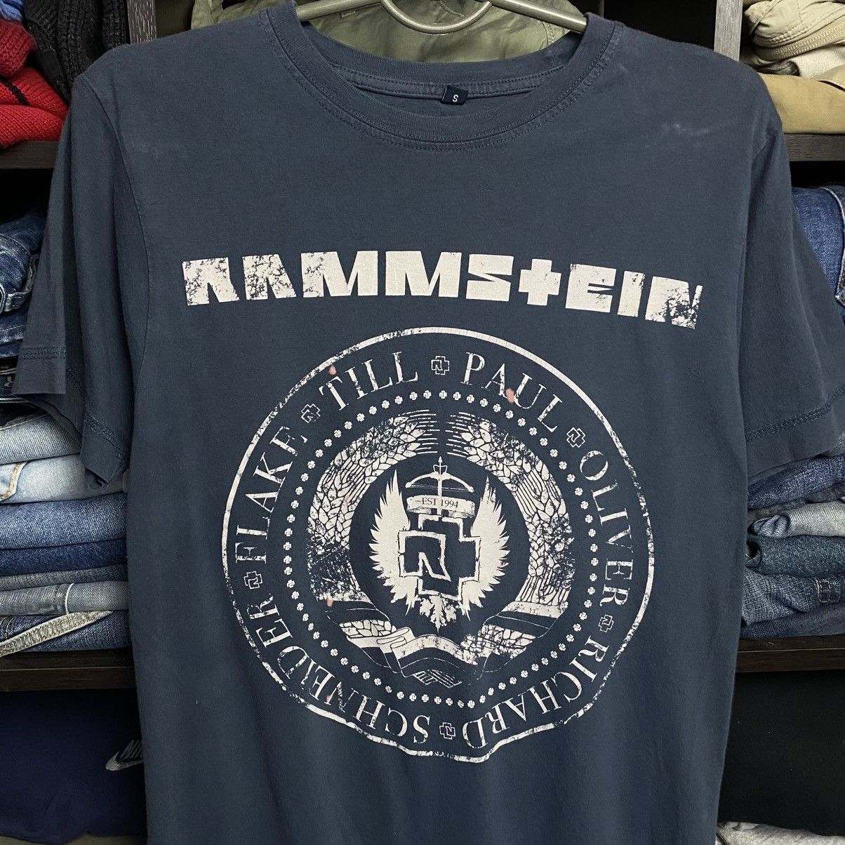 Band Tees Vintage Rammstein Big Logo rock band 00’s rare tee size S Size US S / EU 44-46 / 1 - 2 Thumbnail