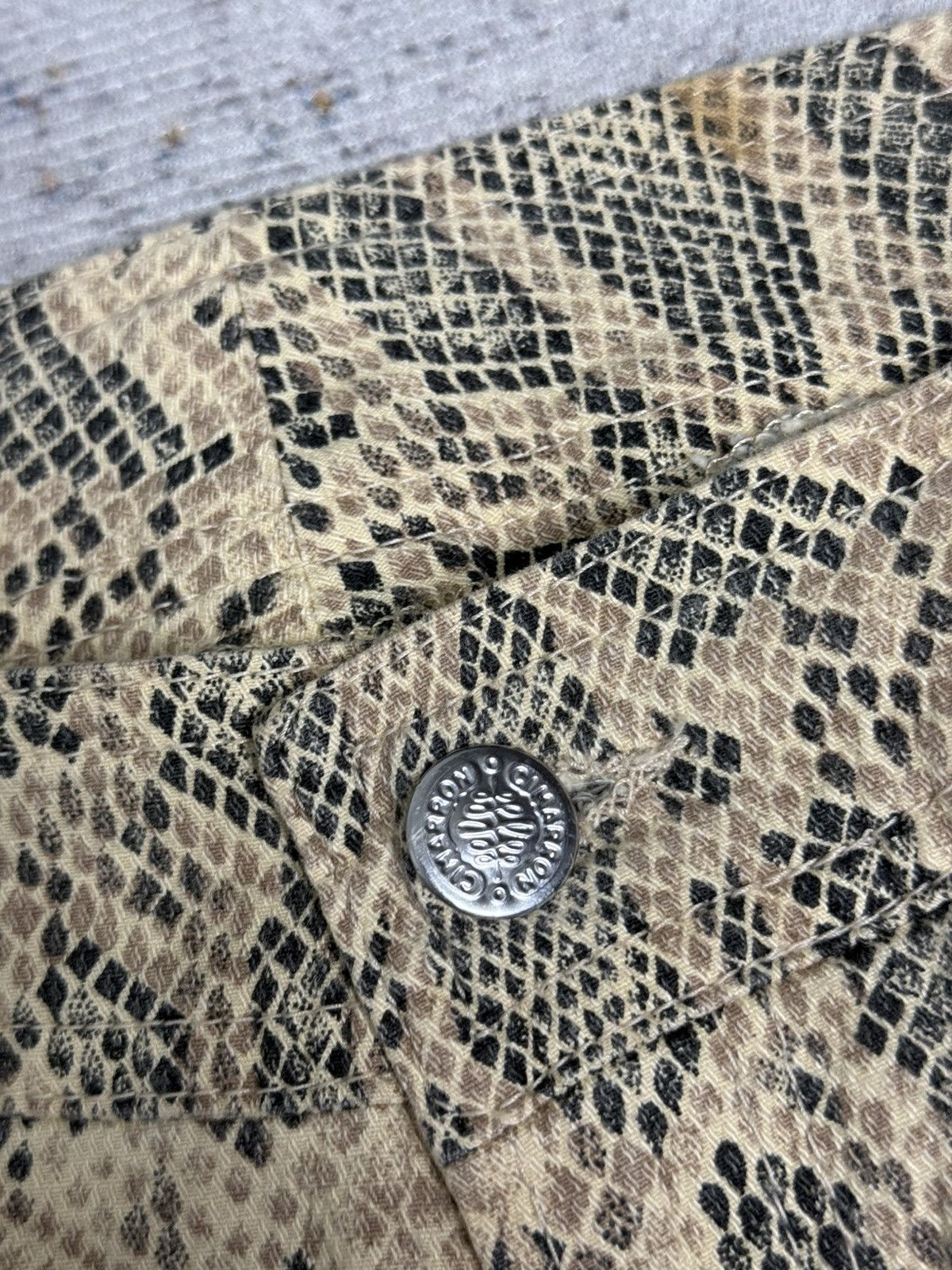 Tornado Mart Cimarron snake skin y2k style pants Size US 26 / EU 42 - 6 Thumbnail