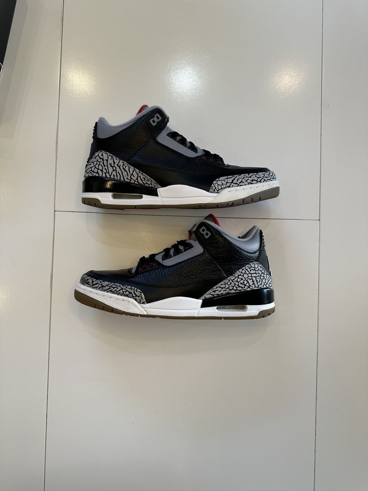 Jordan Brand Jordan 3 Black Cement 2011 Size US 11 / EU 44 - 4 Thumbnail