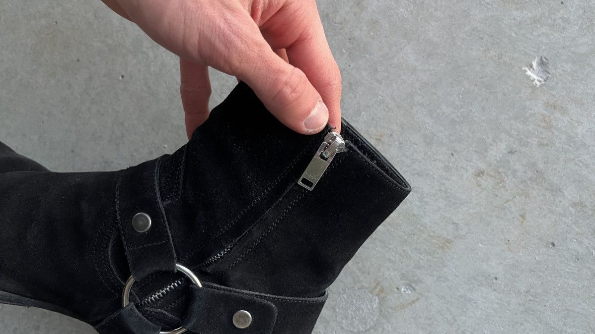 Saint Laurent Paris FW16 Hedi Saint Laurent Paris Wyatt 40 Suede Harness Boots Size US 10 / EU 43 - 8 Thumbnail