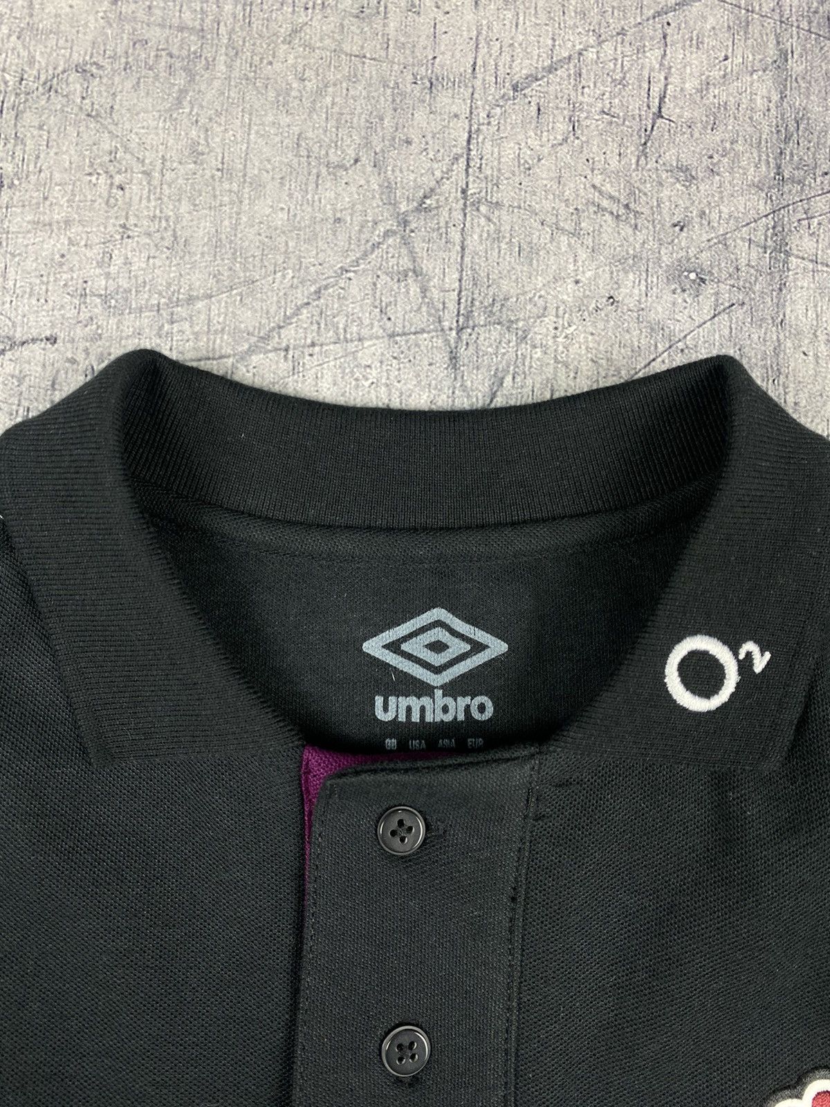 Umbro Umbro O2 England Rugby Polo Shirt Size M Size US M / EU 48-50 / 2 - 8 Thumbnail