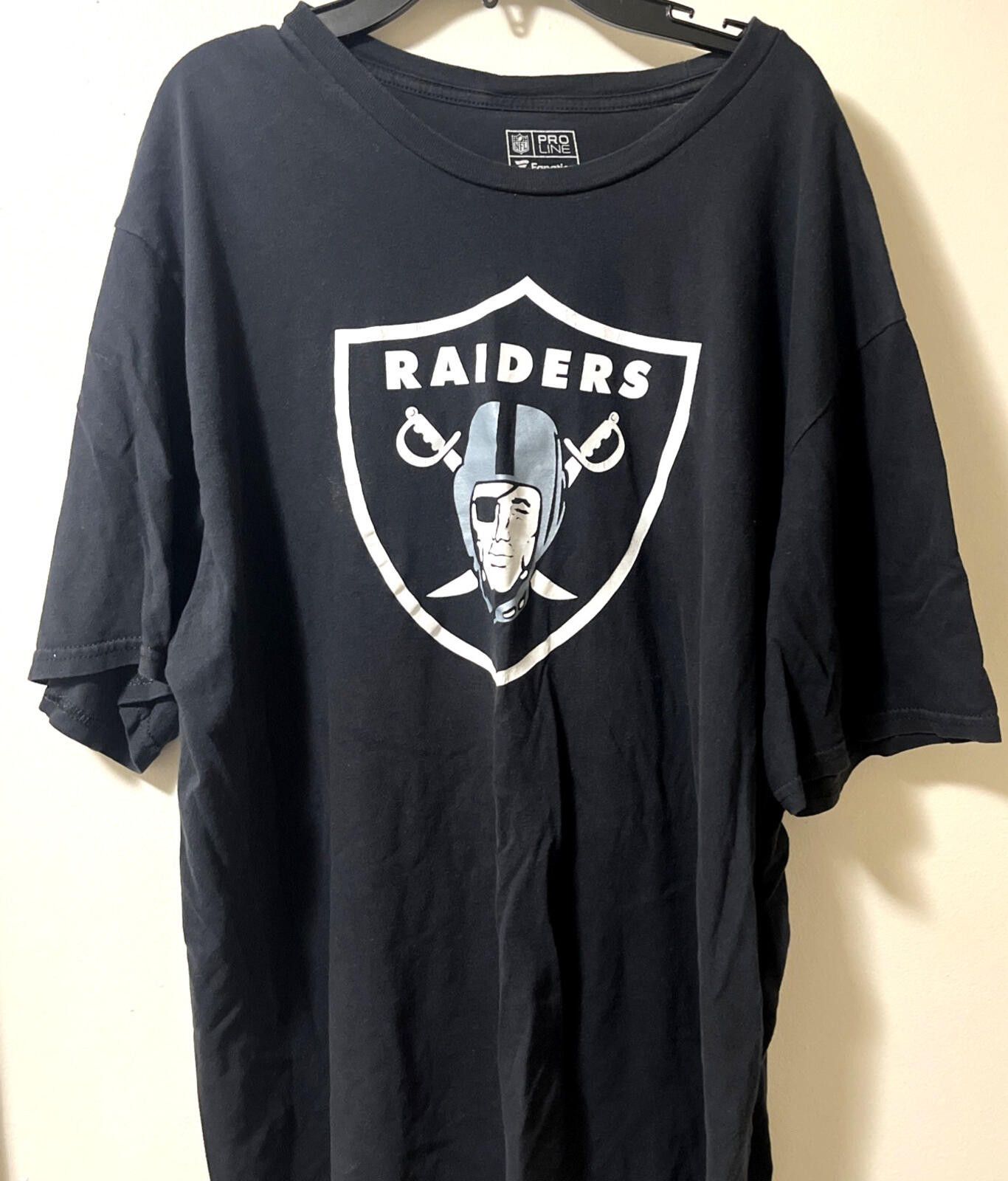 Other Las Vegas Raiders Men’s Black Fanatics Tee Shield Logo Size ONE SIZE - 1 Thumbnail